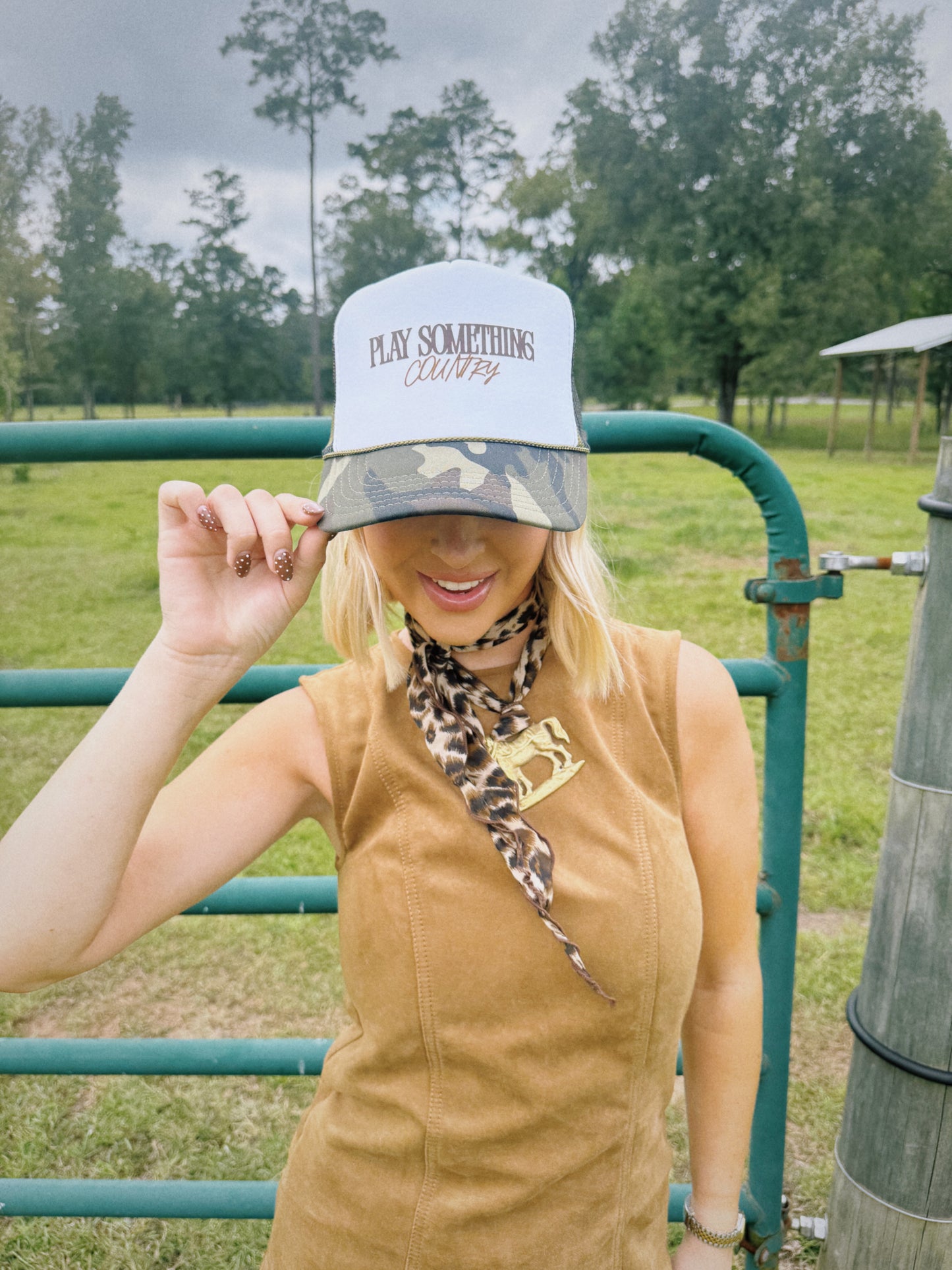 Play Something Country Trucker Hat
