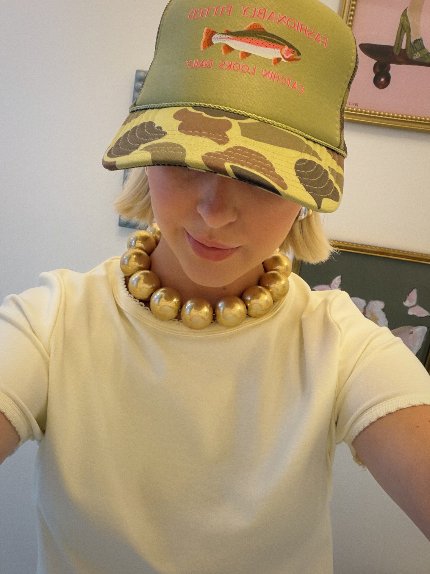 Big Ball Gold Necklace