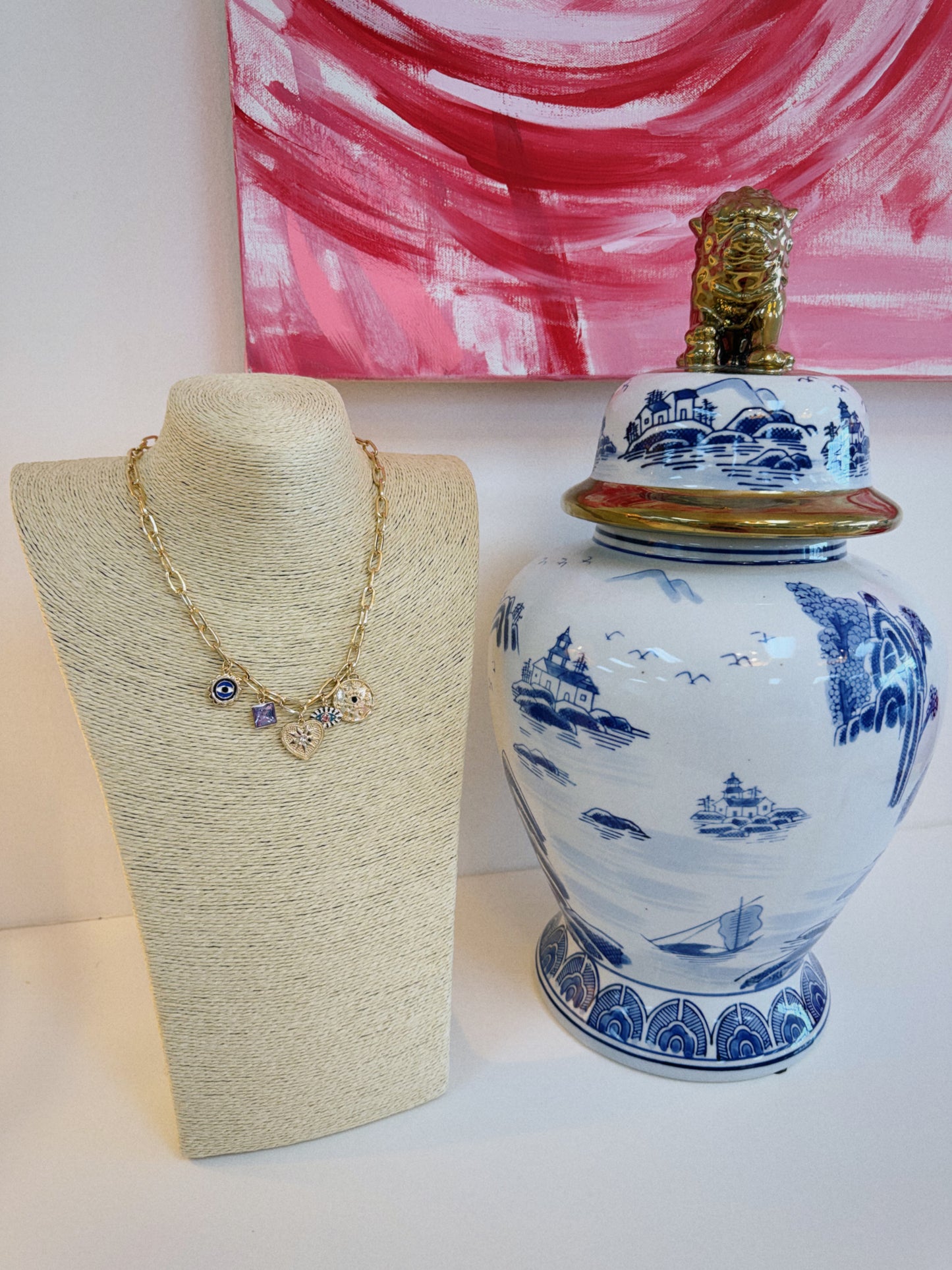 Color Charm Necklace