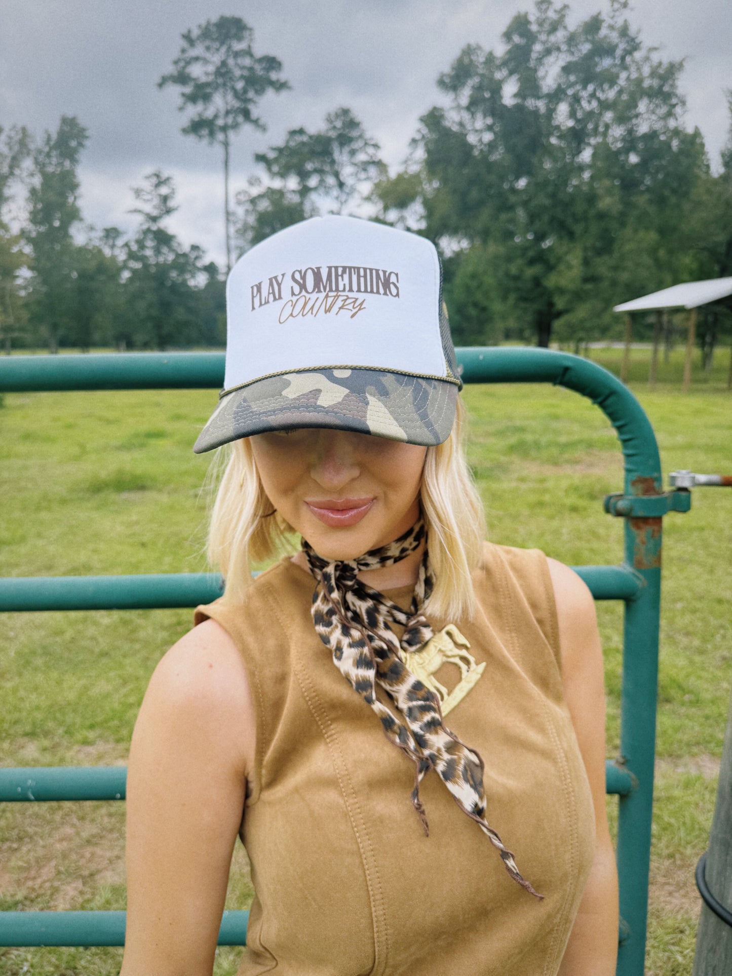 Play Something Country Trucker Hat