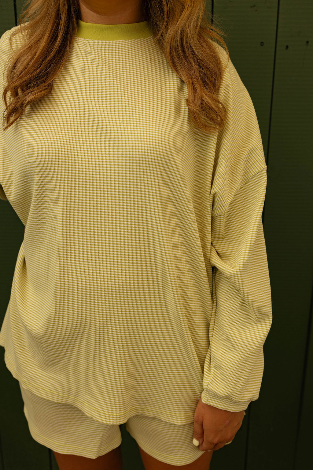 Main Street Top - Moss Green