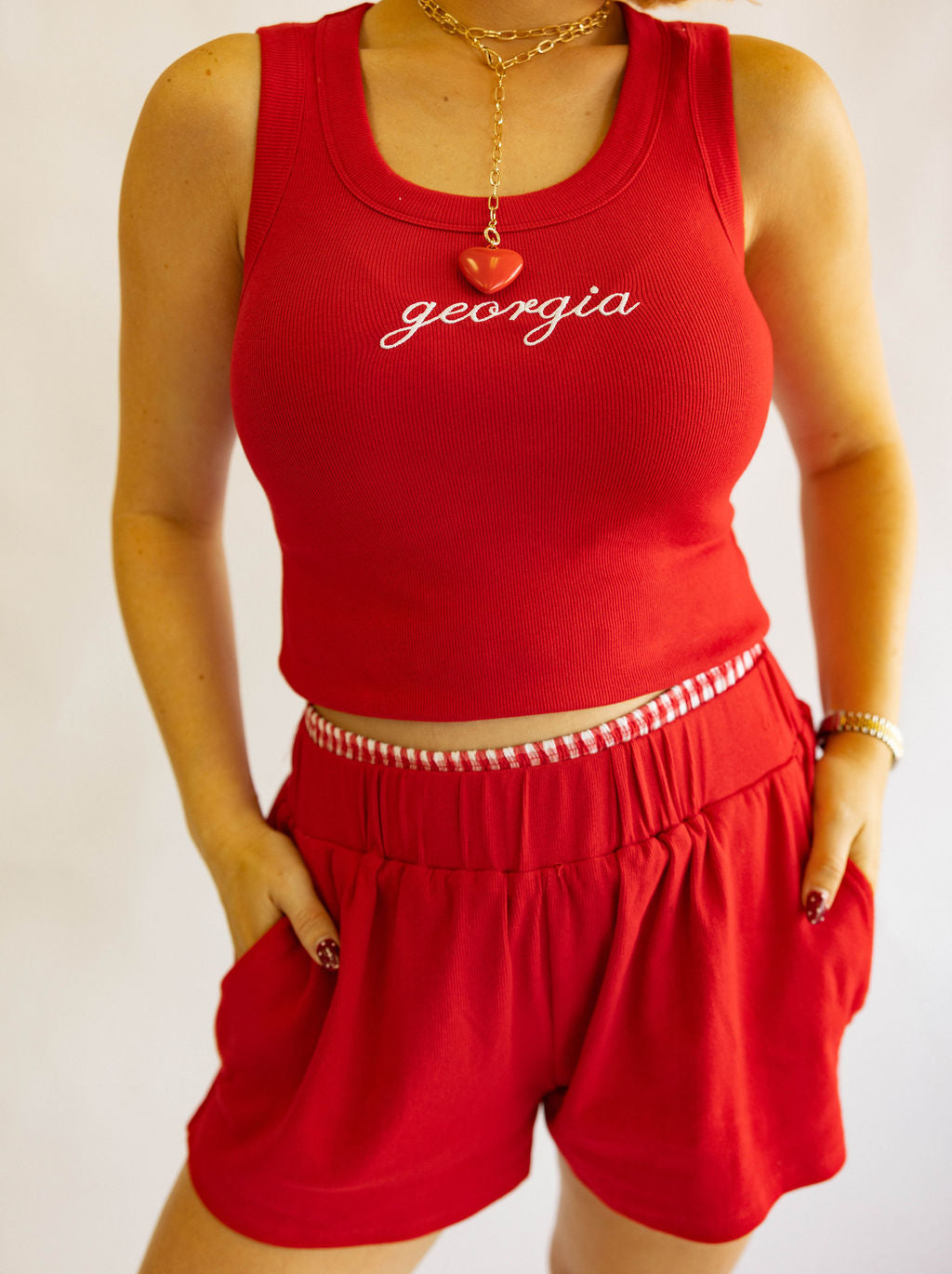 Georgia Embroidery Tank
