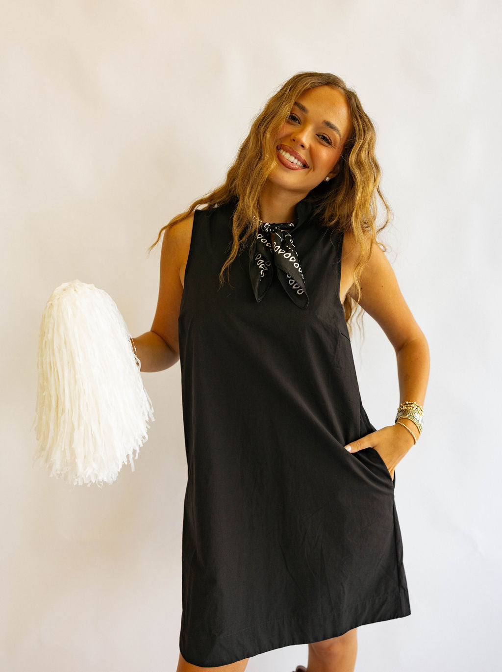 The Natalie Mini Dress - Black