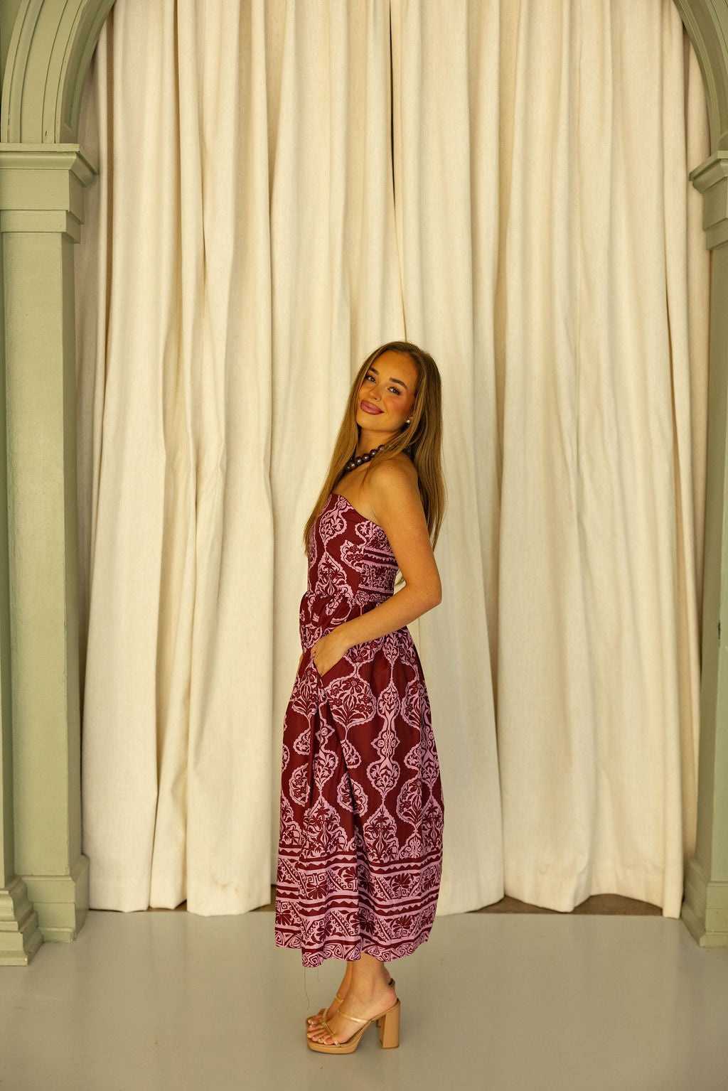 The Blushing Bordeaux Midi
