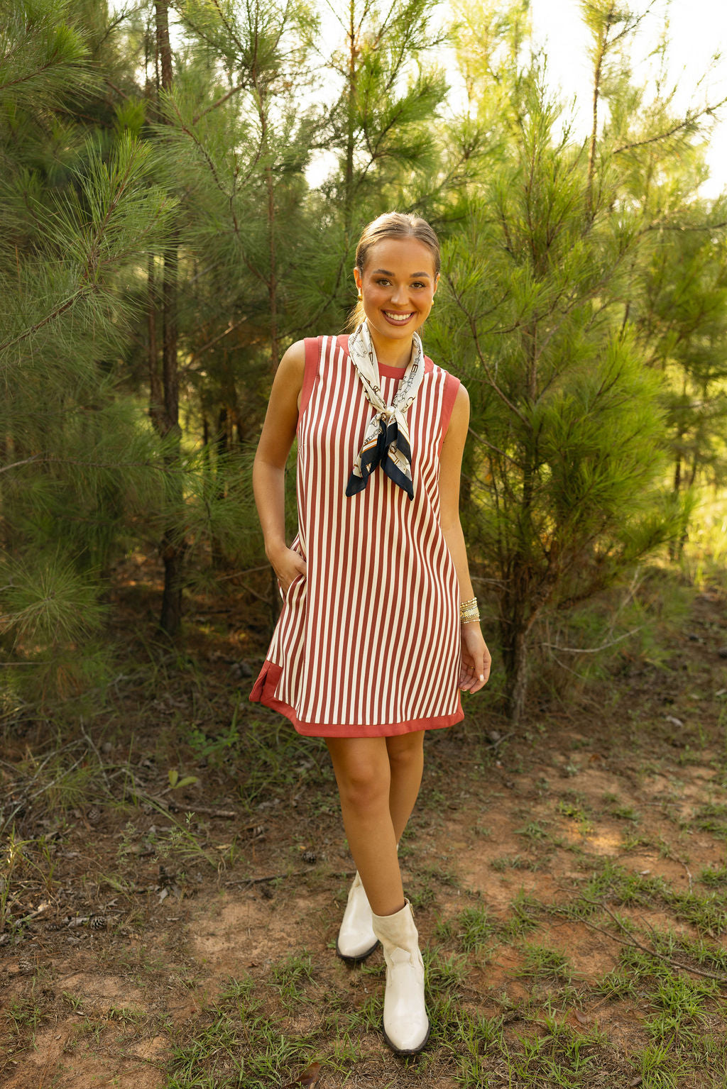 The Polo Club Dress - Terra Cotta