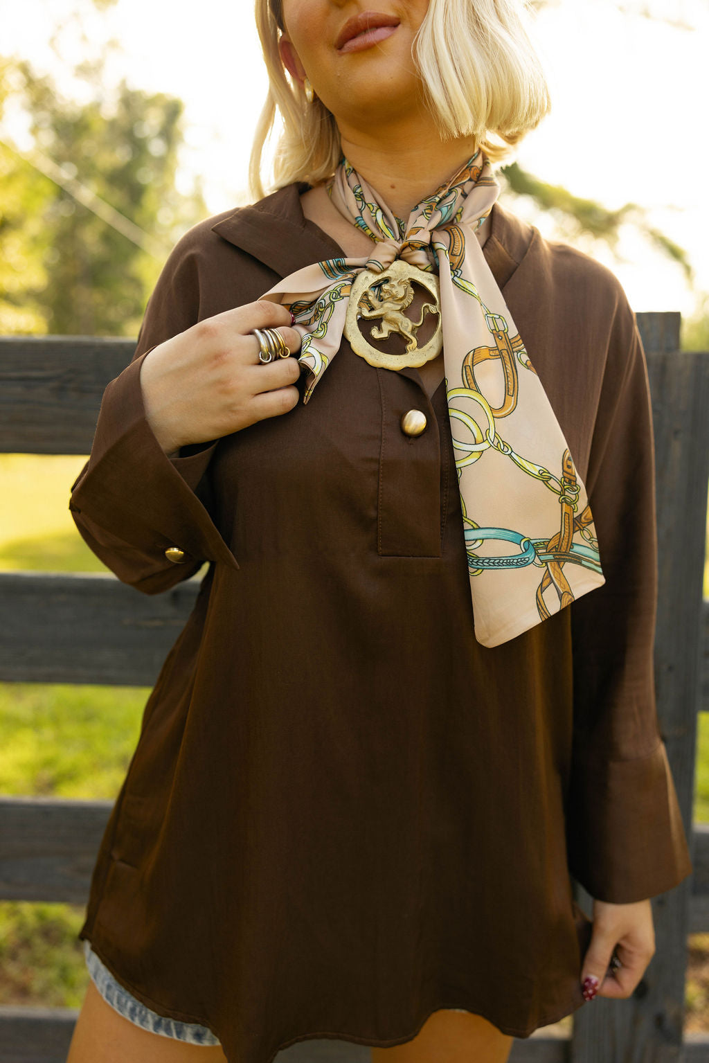 Chocolate Darling Tunic Top