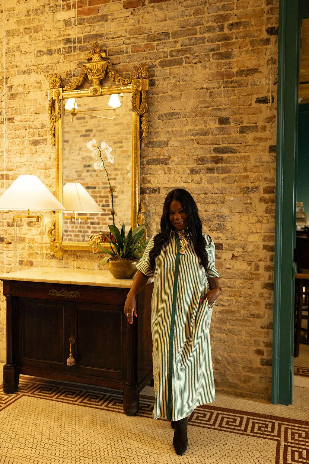 The Tilly Maxi Dress - Green