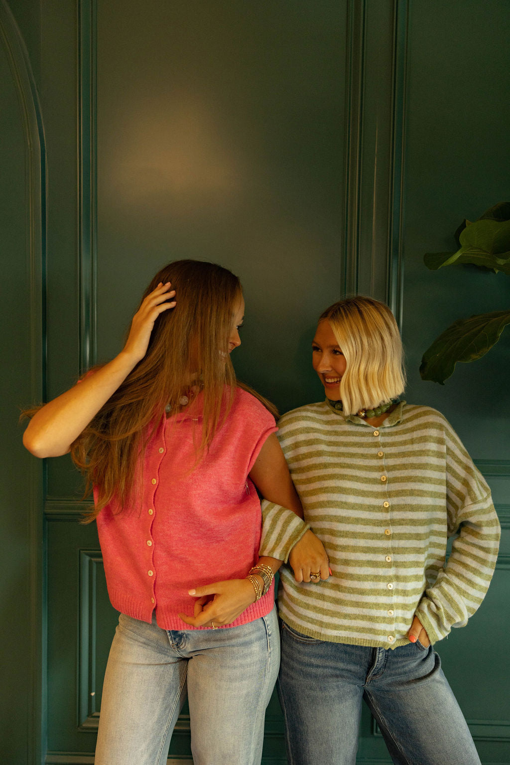 The Matcha Stripe Sweater