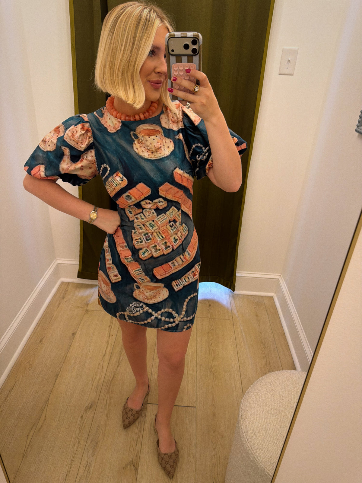 Mahjong Mini Dress