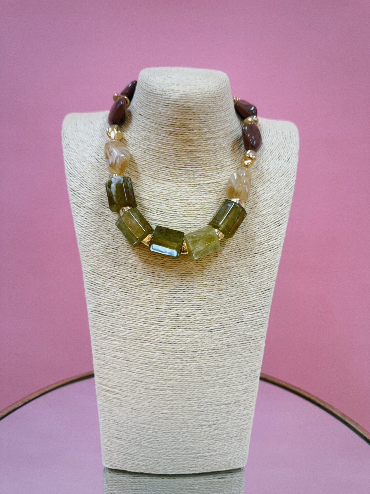 The Paloma Necklace - Brown