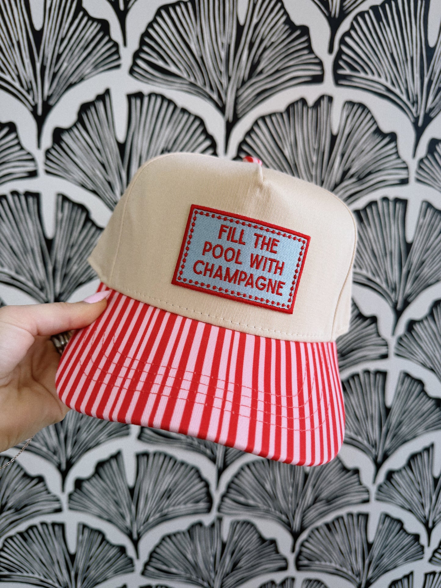 Fill The Pool With Champagne Trucker Hat