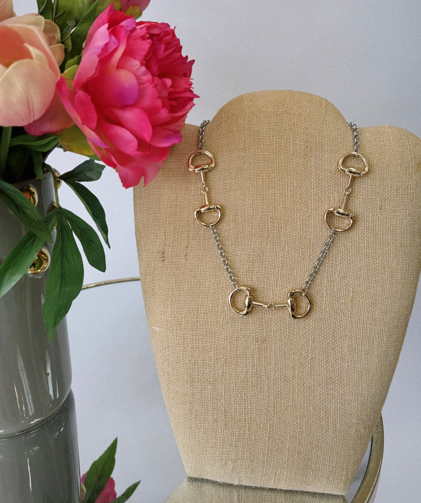 Horsebit Charm Necklace