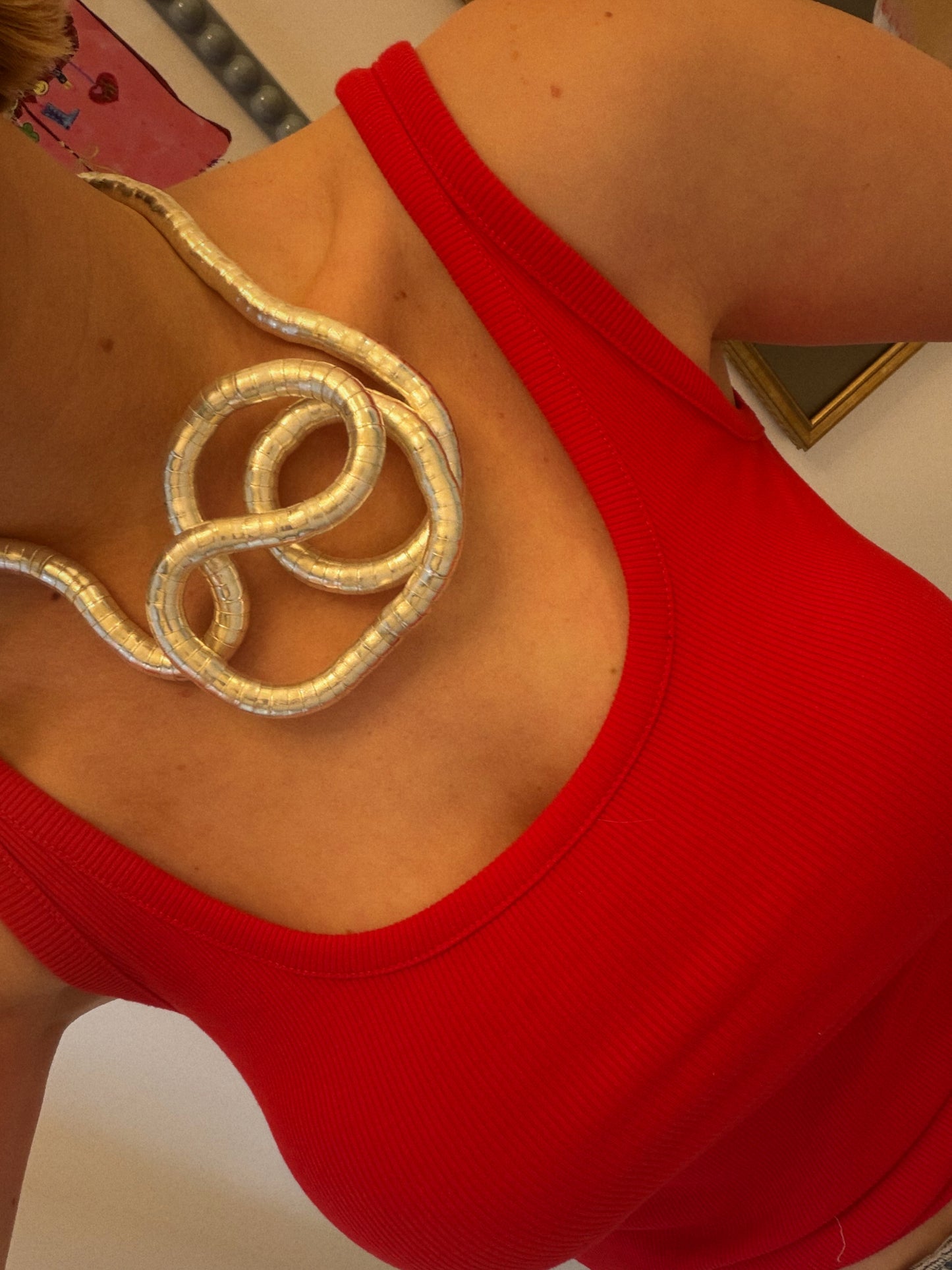 Golden Empress Necklace - Silver