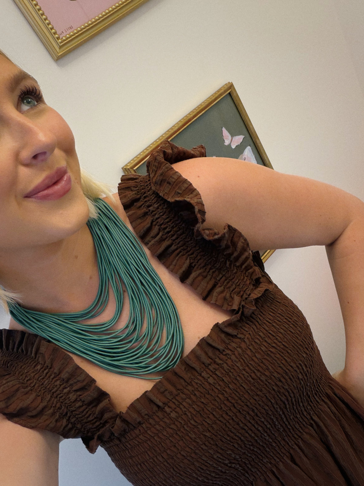 Cord Necklace - Green