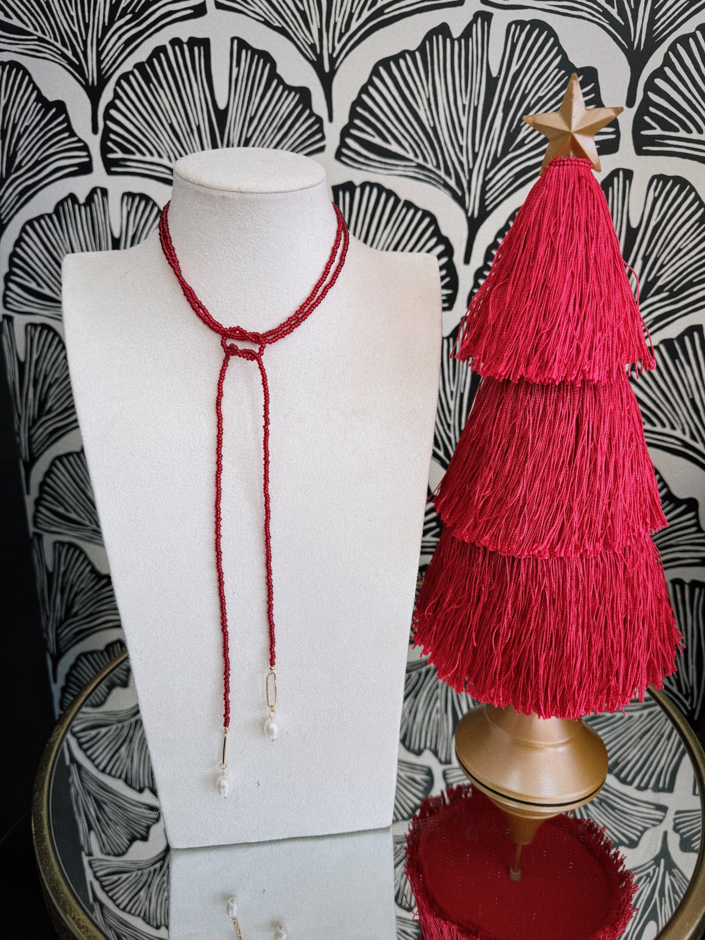 Twist & Go Necklace - Red