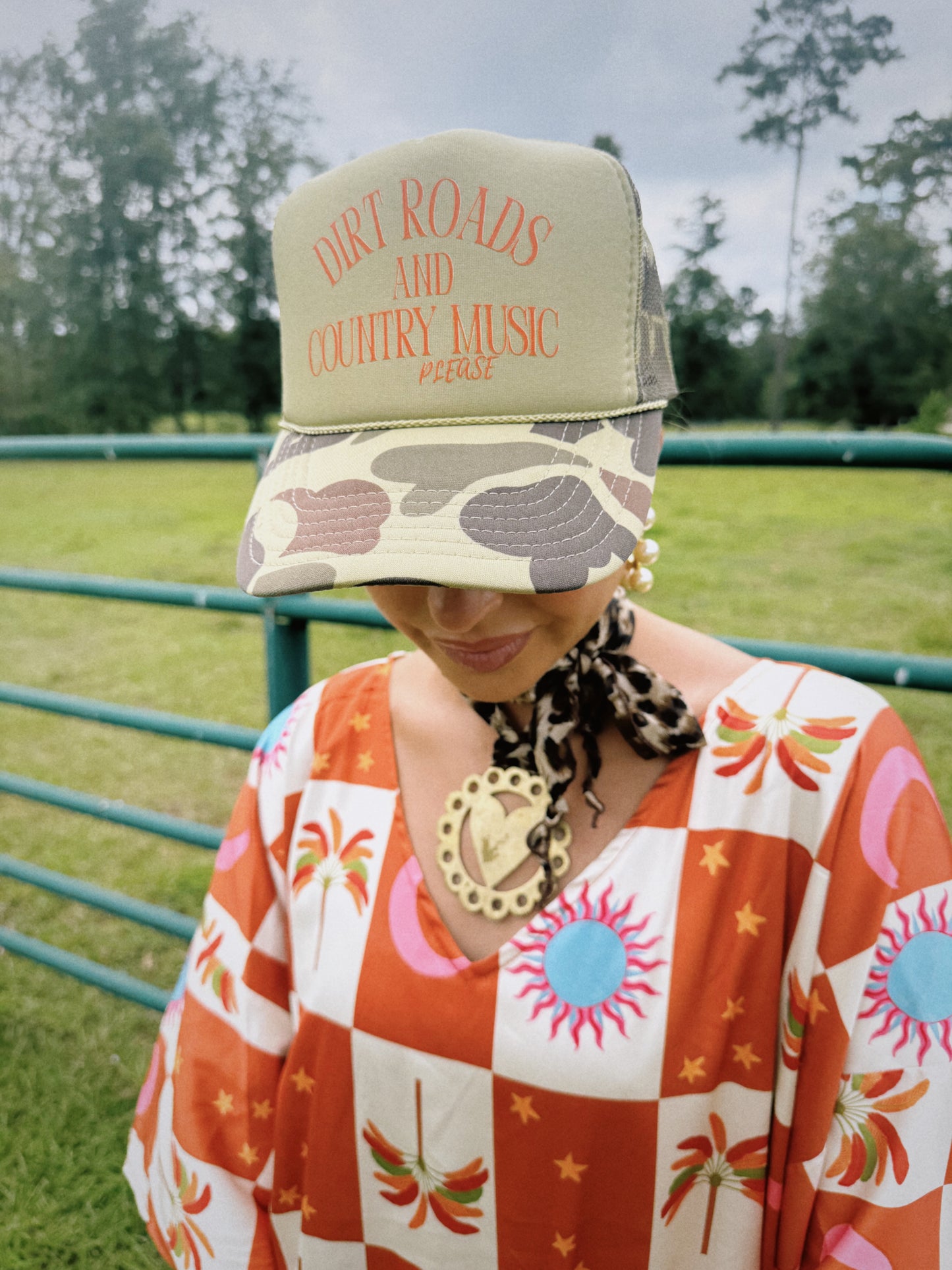 Dirt Roads & Country Music Trucker Hat