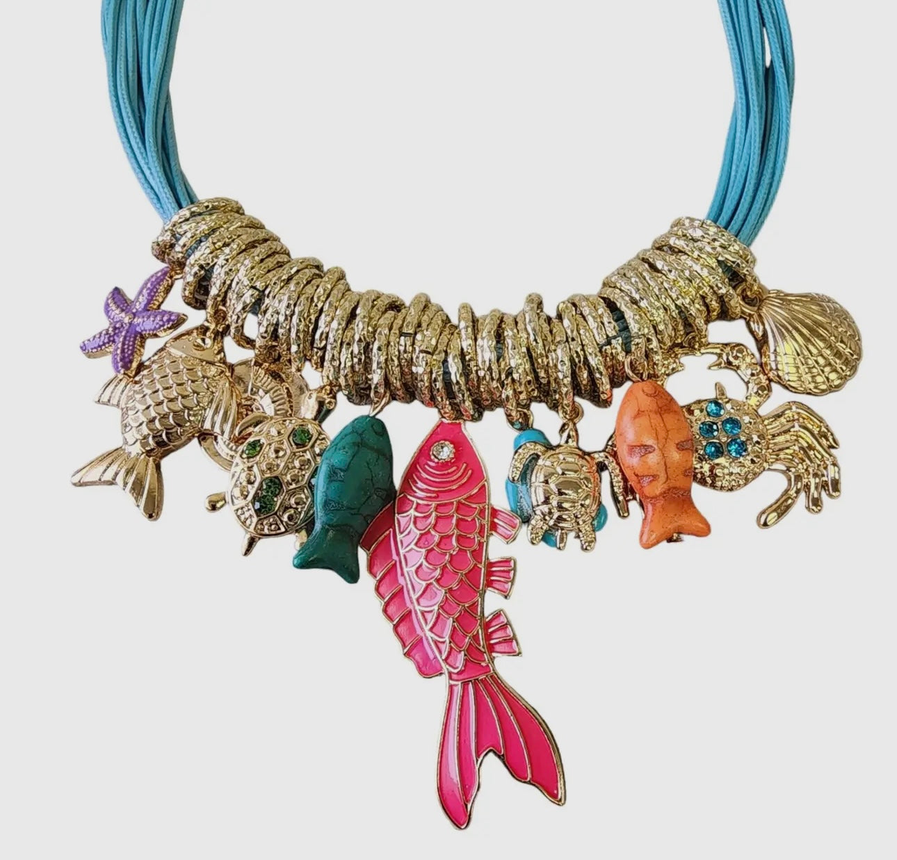 By the Sea Charm Necklace