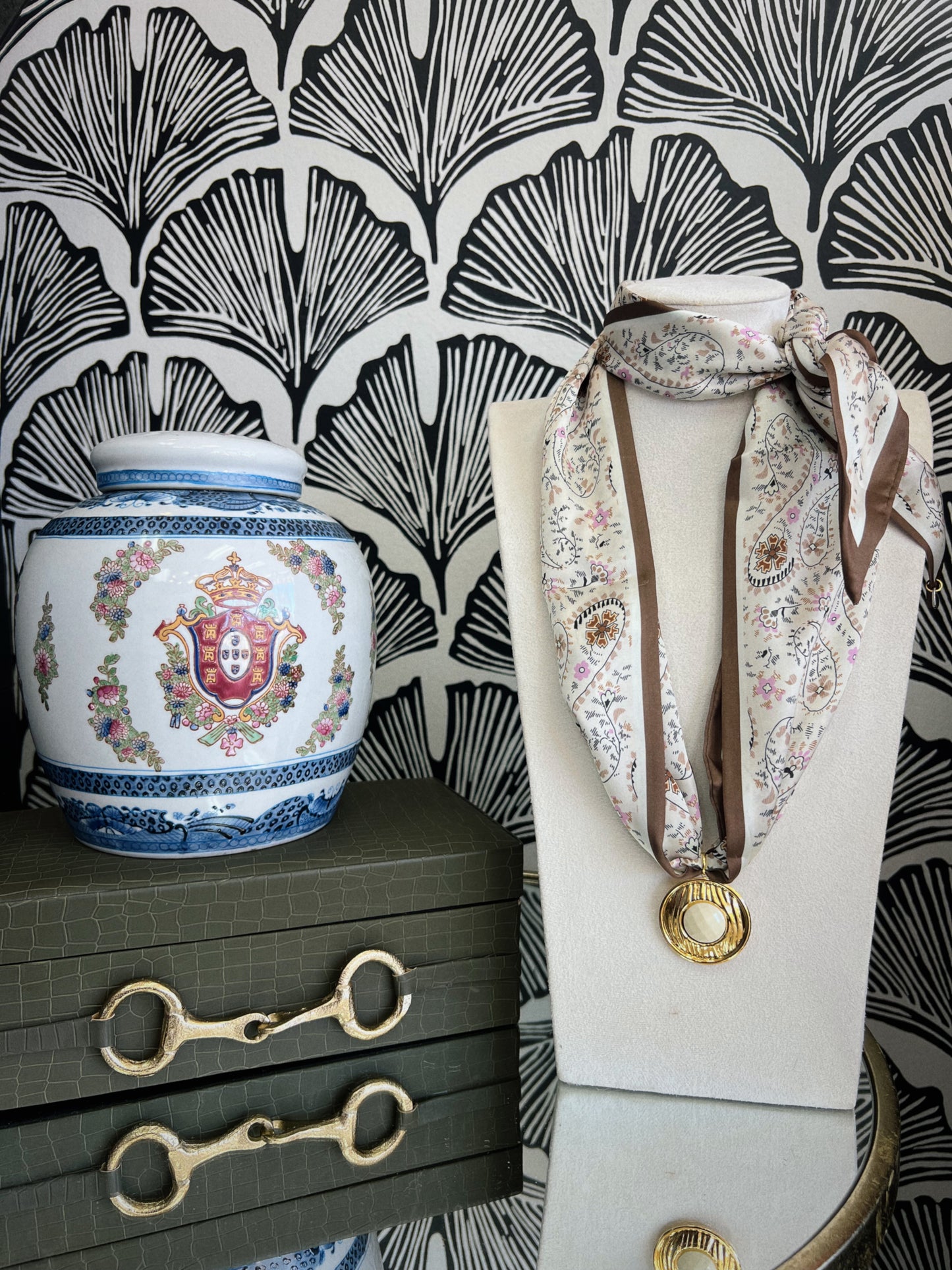 Garden Daze Scarf Necklace