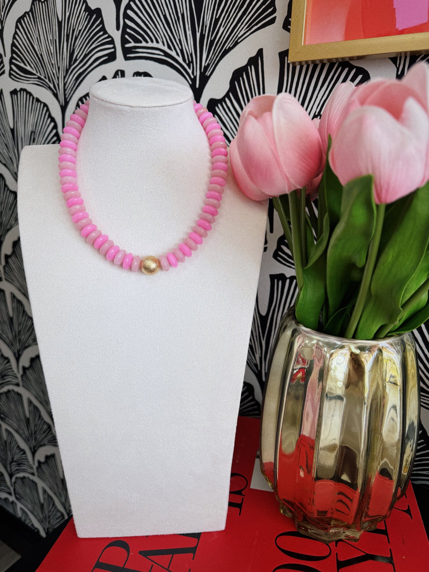 Pink Blossom Necklace