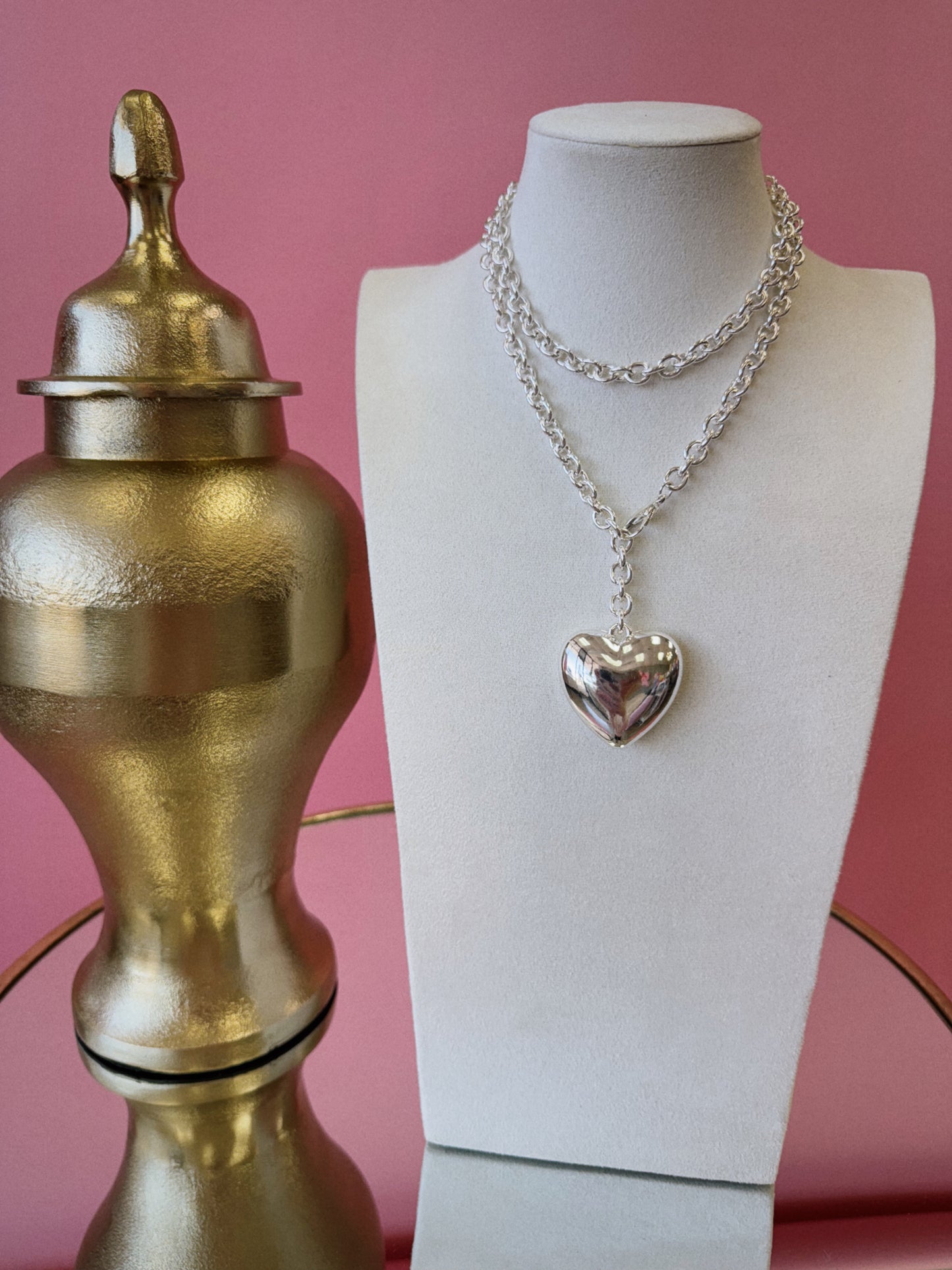 I Don't Know Necklace - Silver