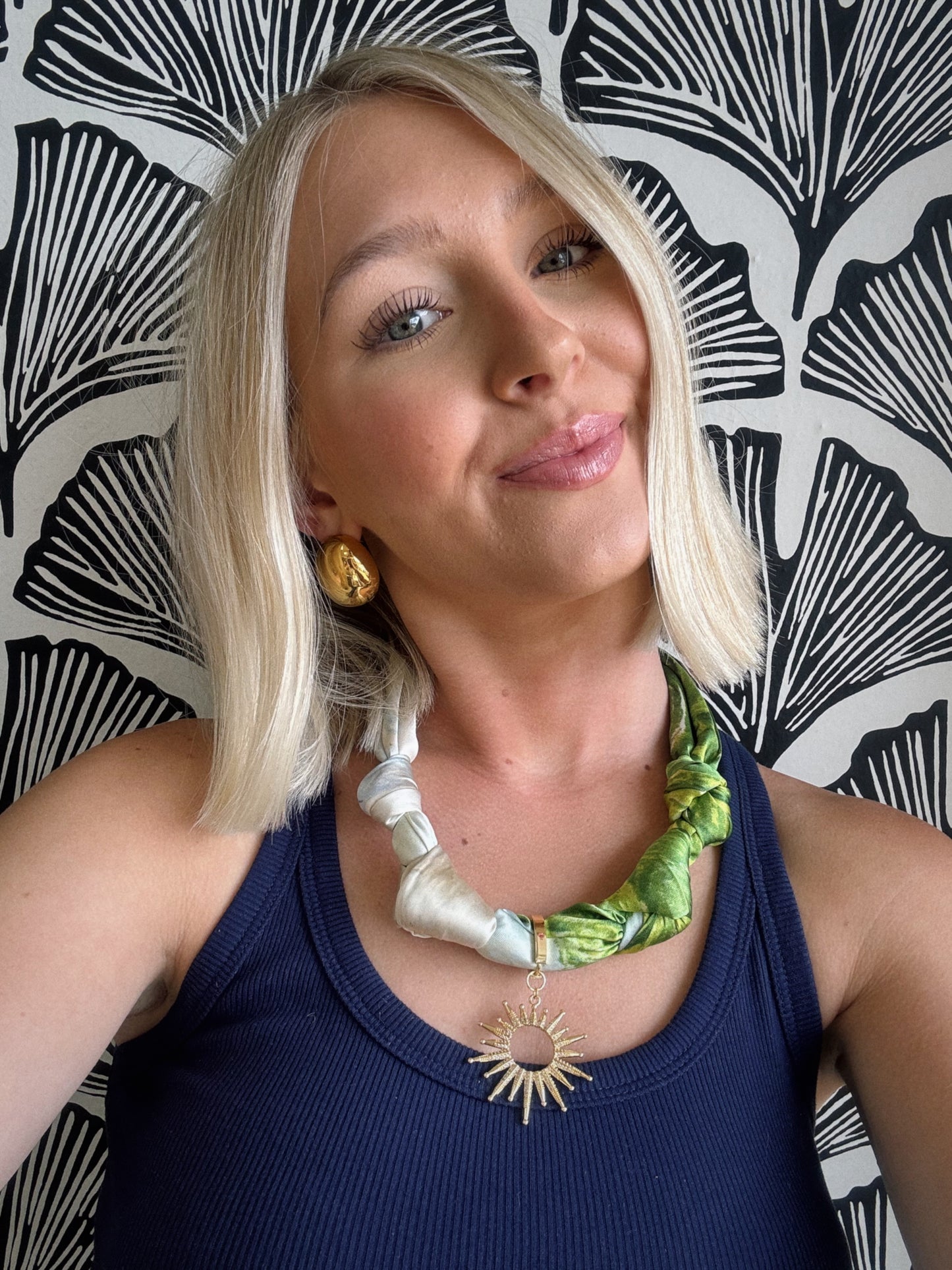 Sunlight Scarf Necklace