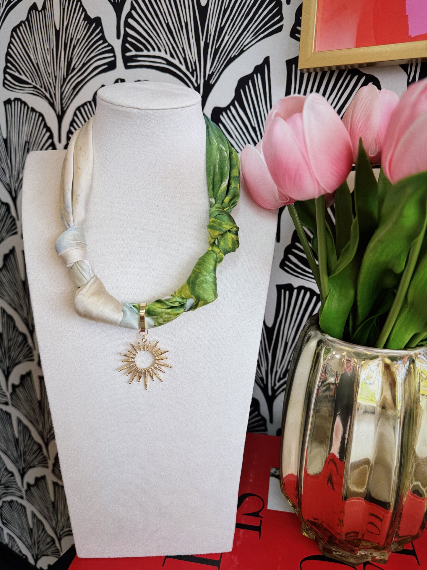Sunlight Scarf Necklace