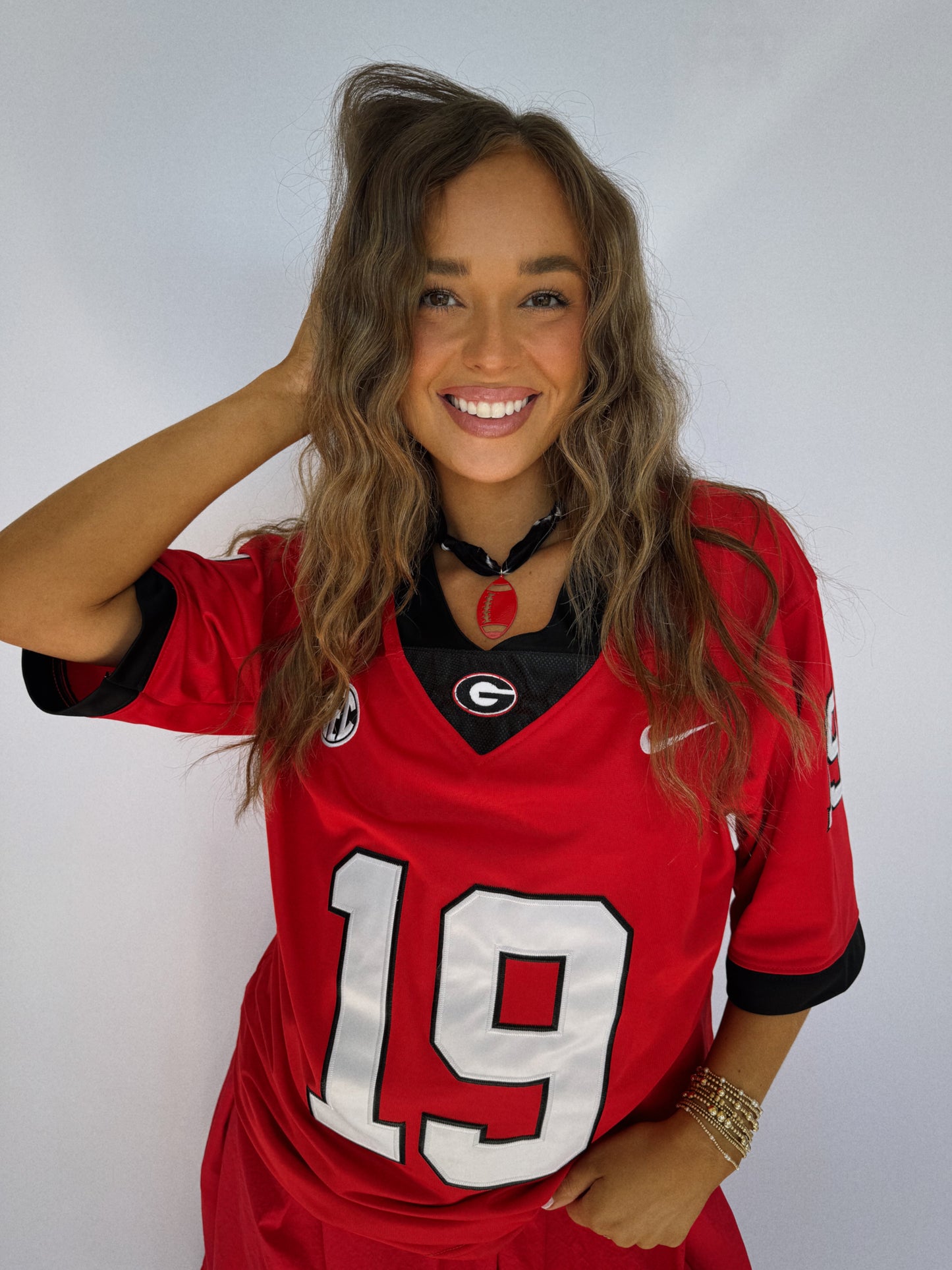 Football Scarf Necklace