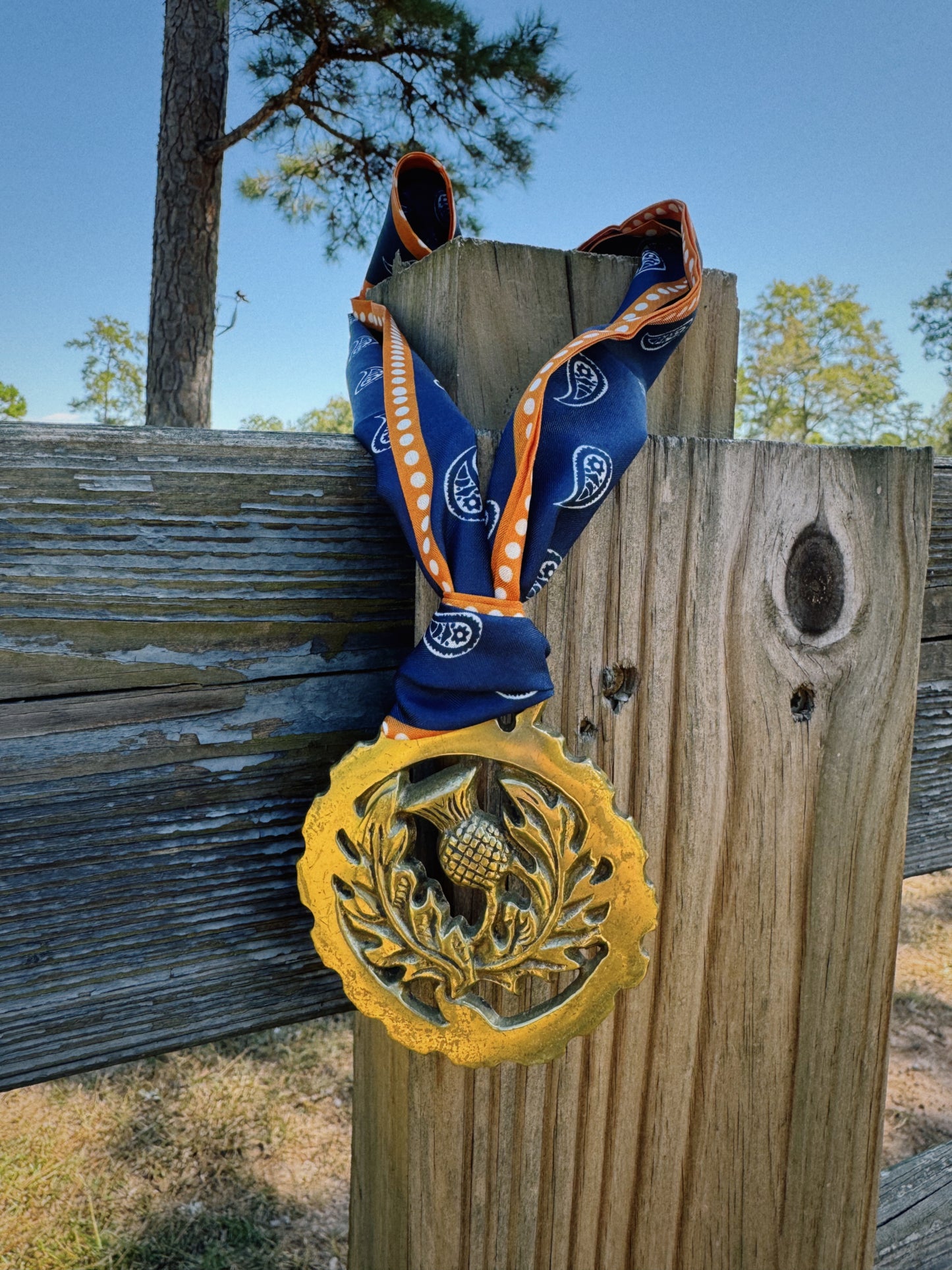 Western Muse Vintage Scarf Necklace