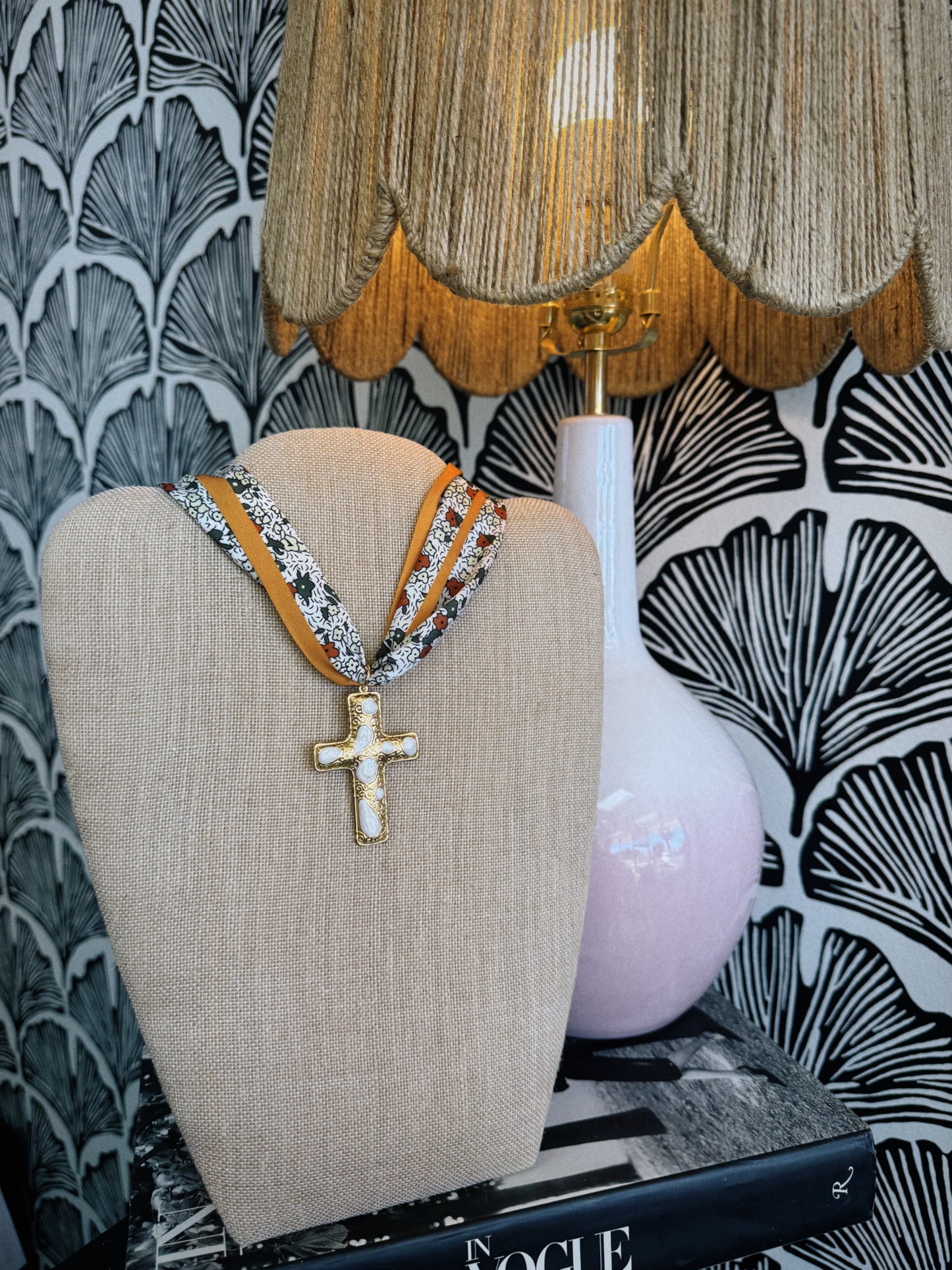 Divine Garden Scarf Necklace
