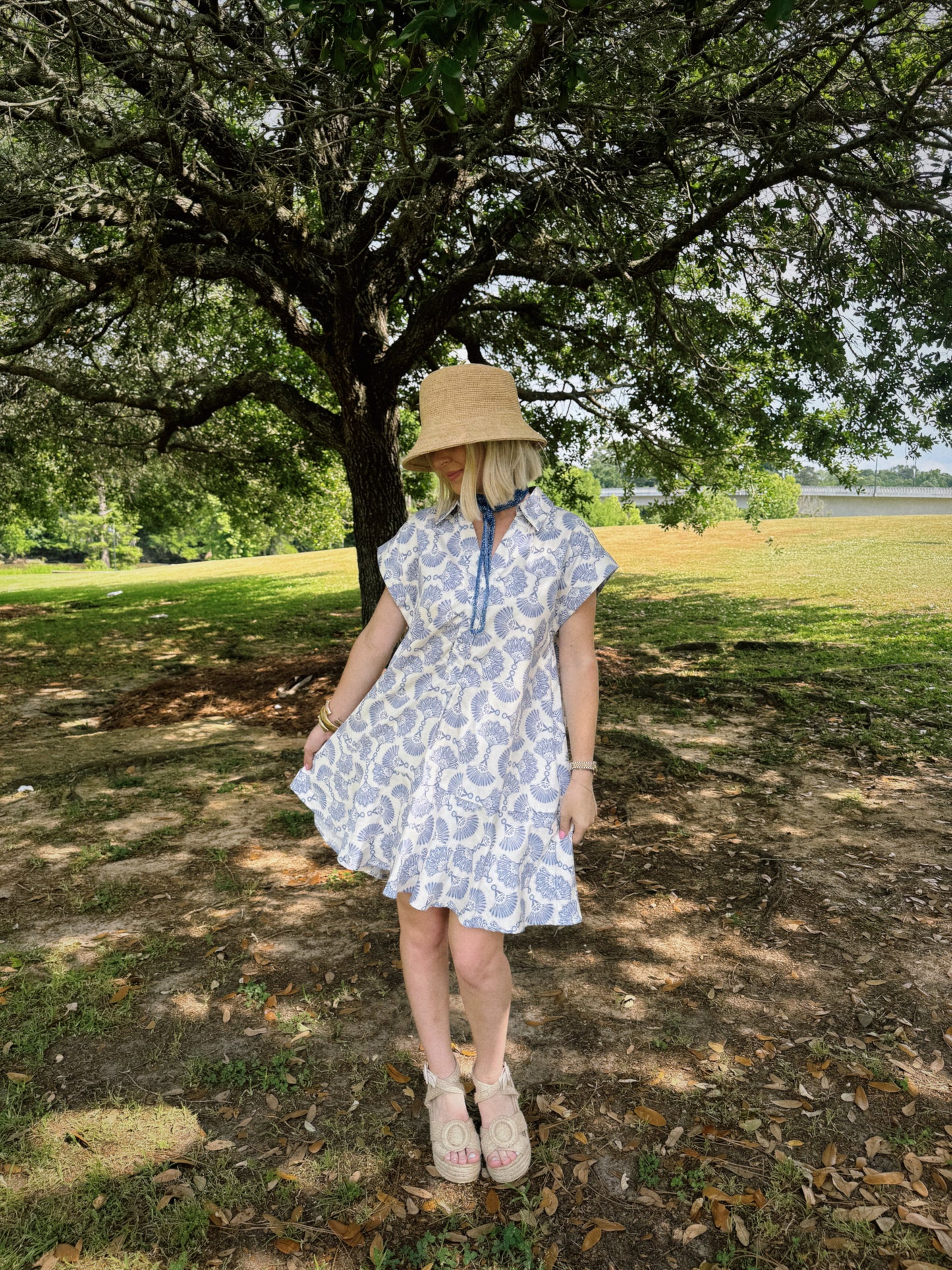 The Bluebell Charm Dress