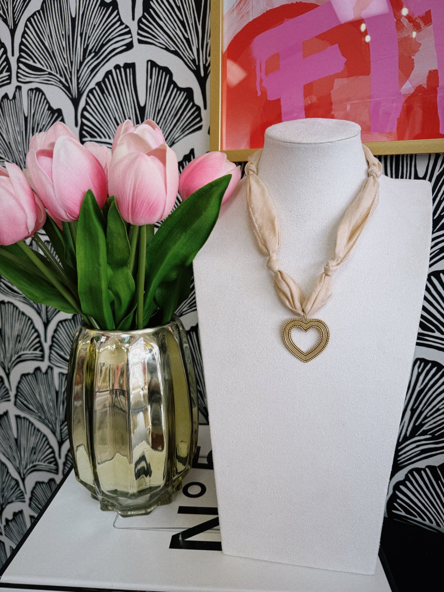 Natural Vibes Scarf Necklace