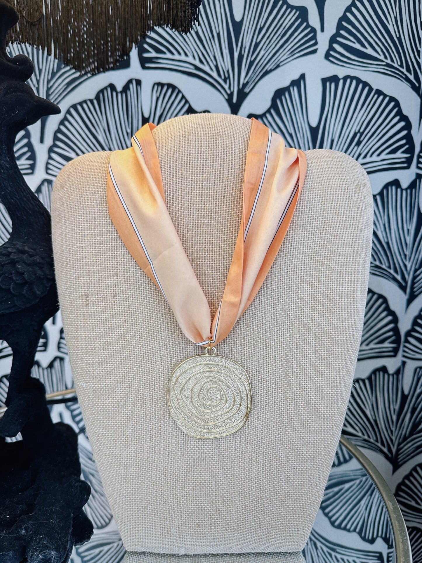 Whirlwind Glow Scarf Necklace