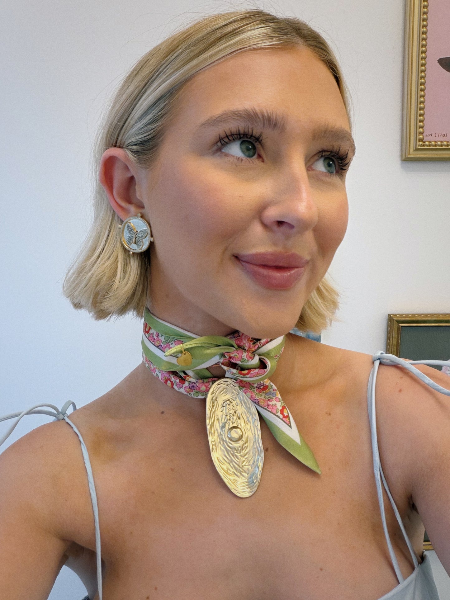 The Glam Charm Scarf Necklace