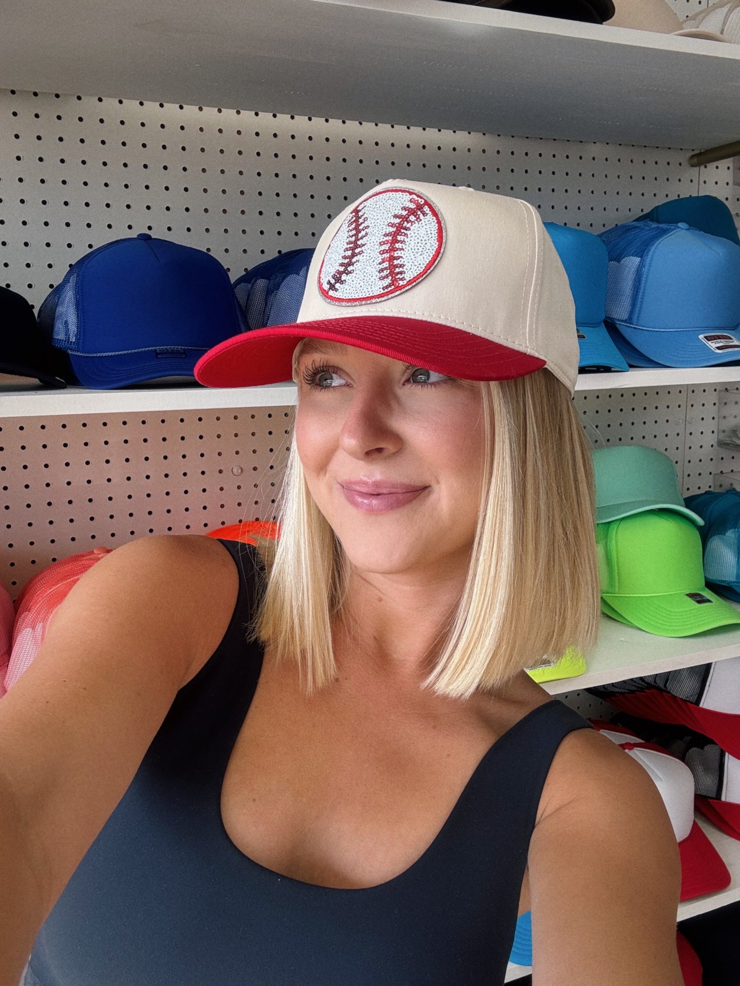 Sparkly Baseball Trucker Hat