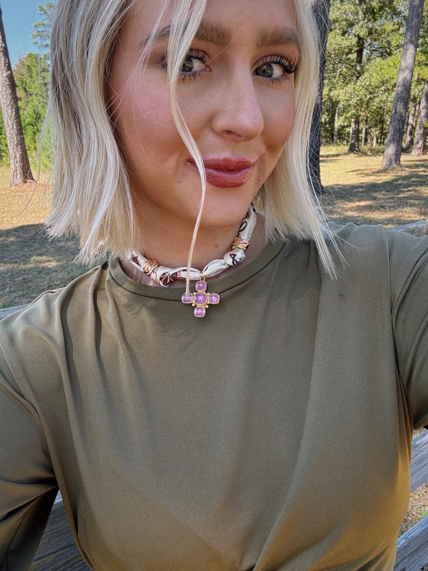 The Redeemer Scarf Necklace