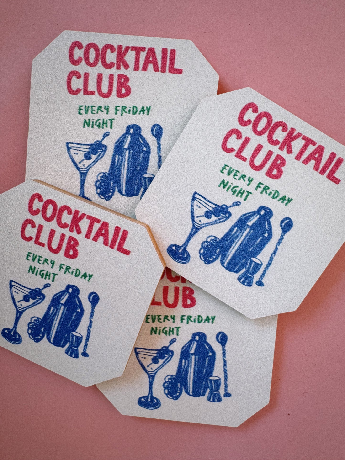 Cocktail Club Coasters