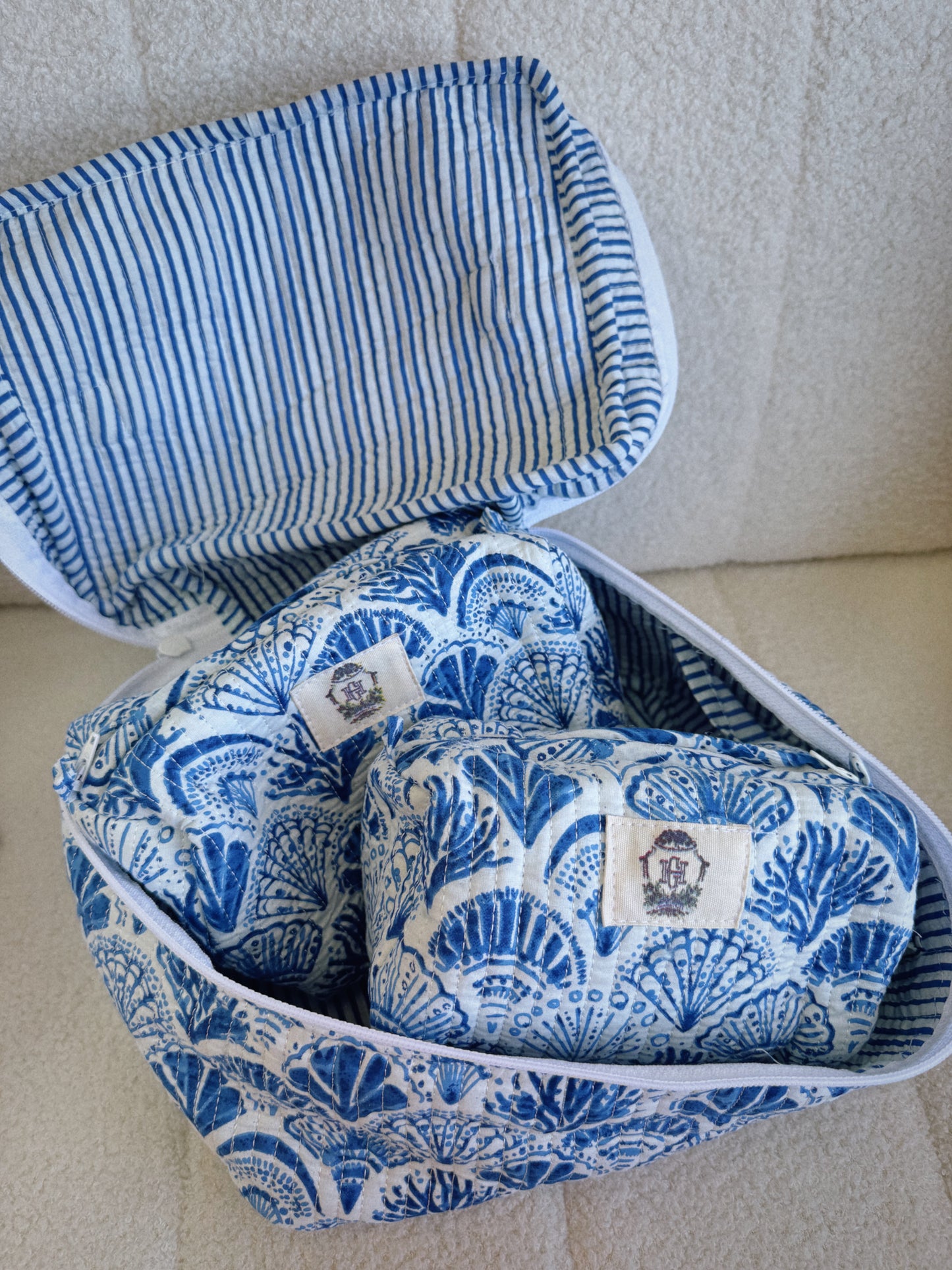 By the Sea Makeup Bag