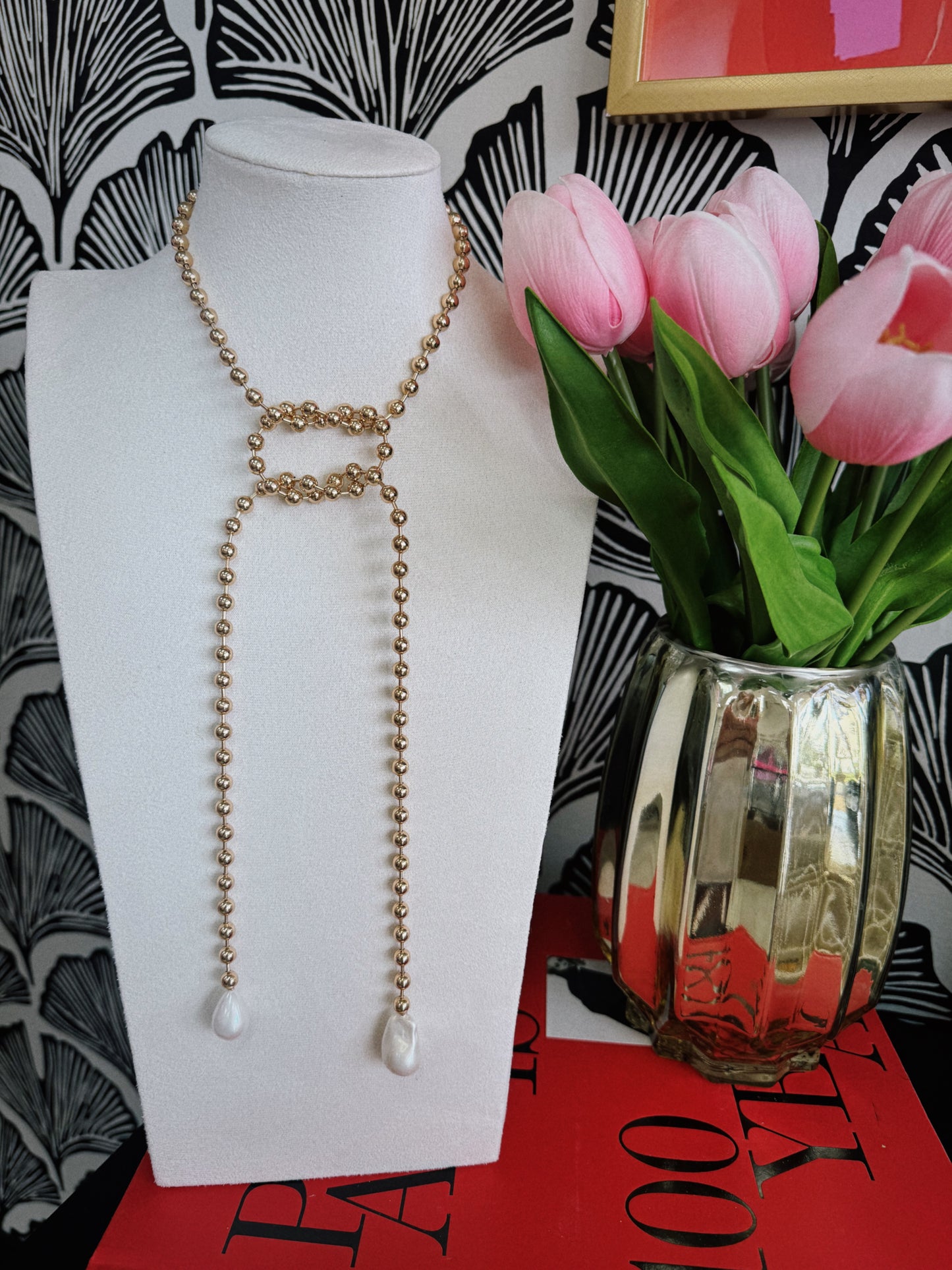 Golden Grace Ball Necklace