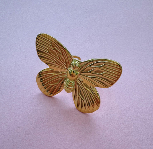 Chunky Butterfly Ring