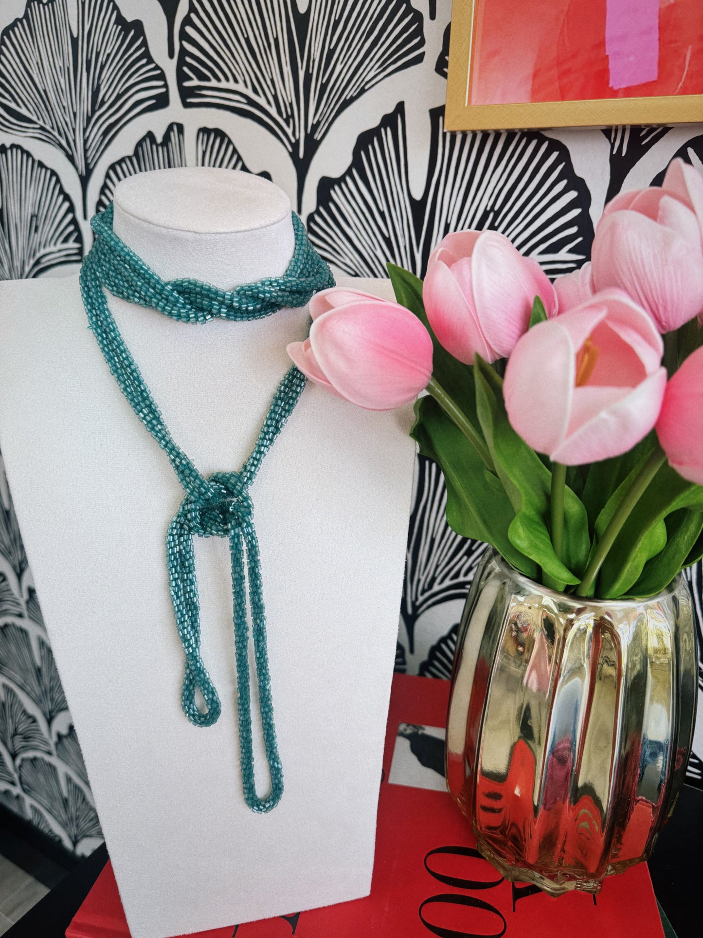 Luna Loop Necklace - Teal PREORDER ROUND 2