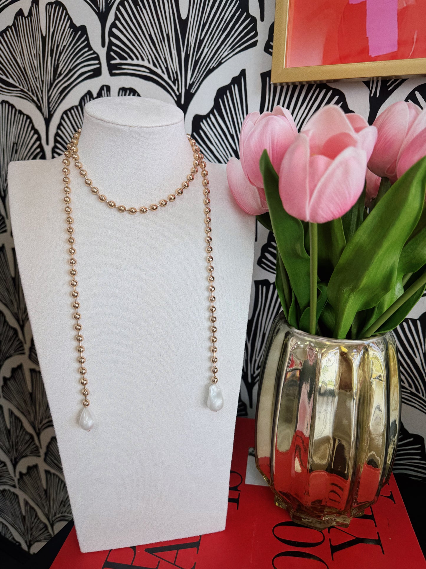 Golden Grace Ball Necklace