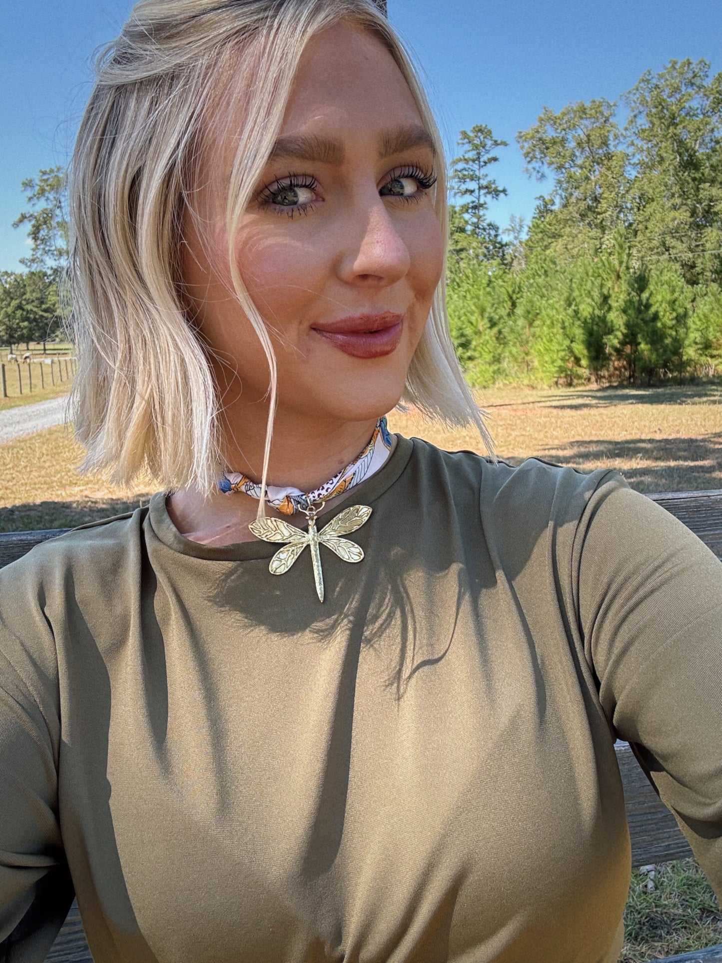 The Glade Glimmer Scarf Necklace