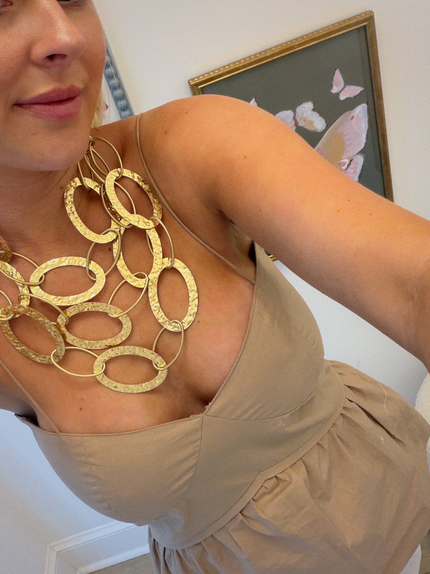 Triple Charm Layers Necklace
