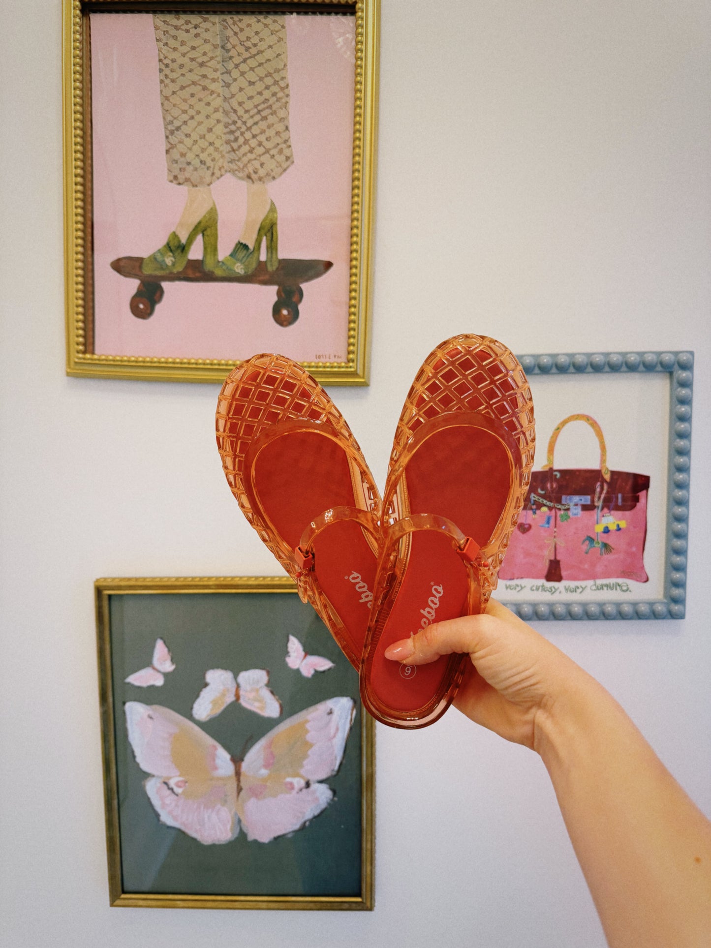 Jelly Shoes - Red