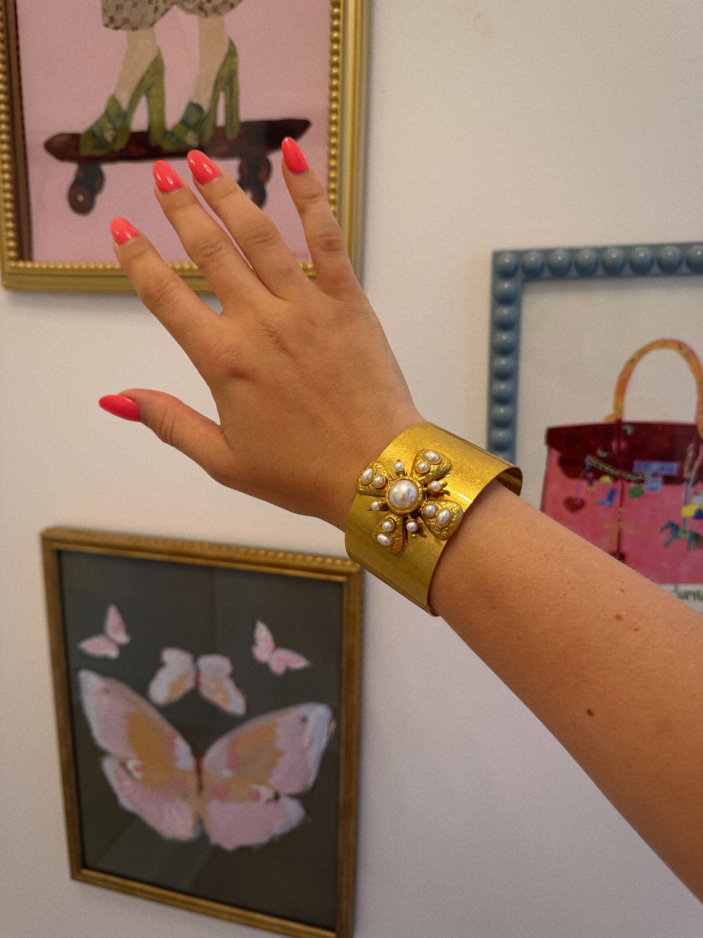 Golden Pearl Cuff