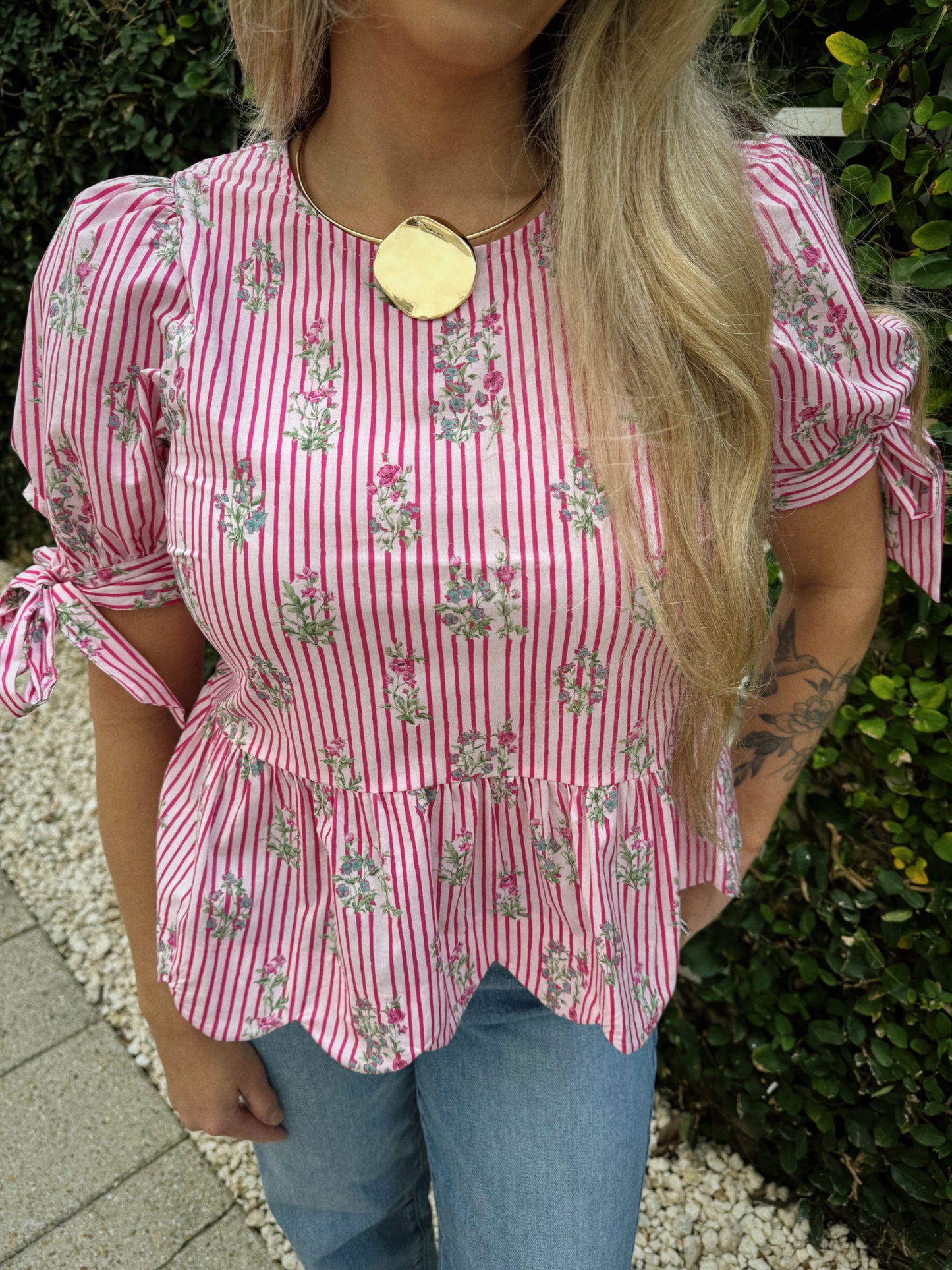 Sweet Peony Blouse