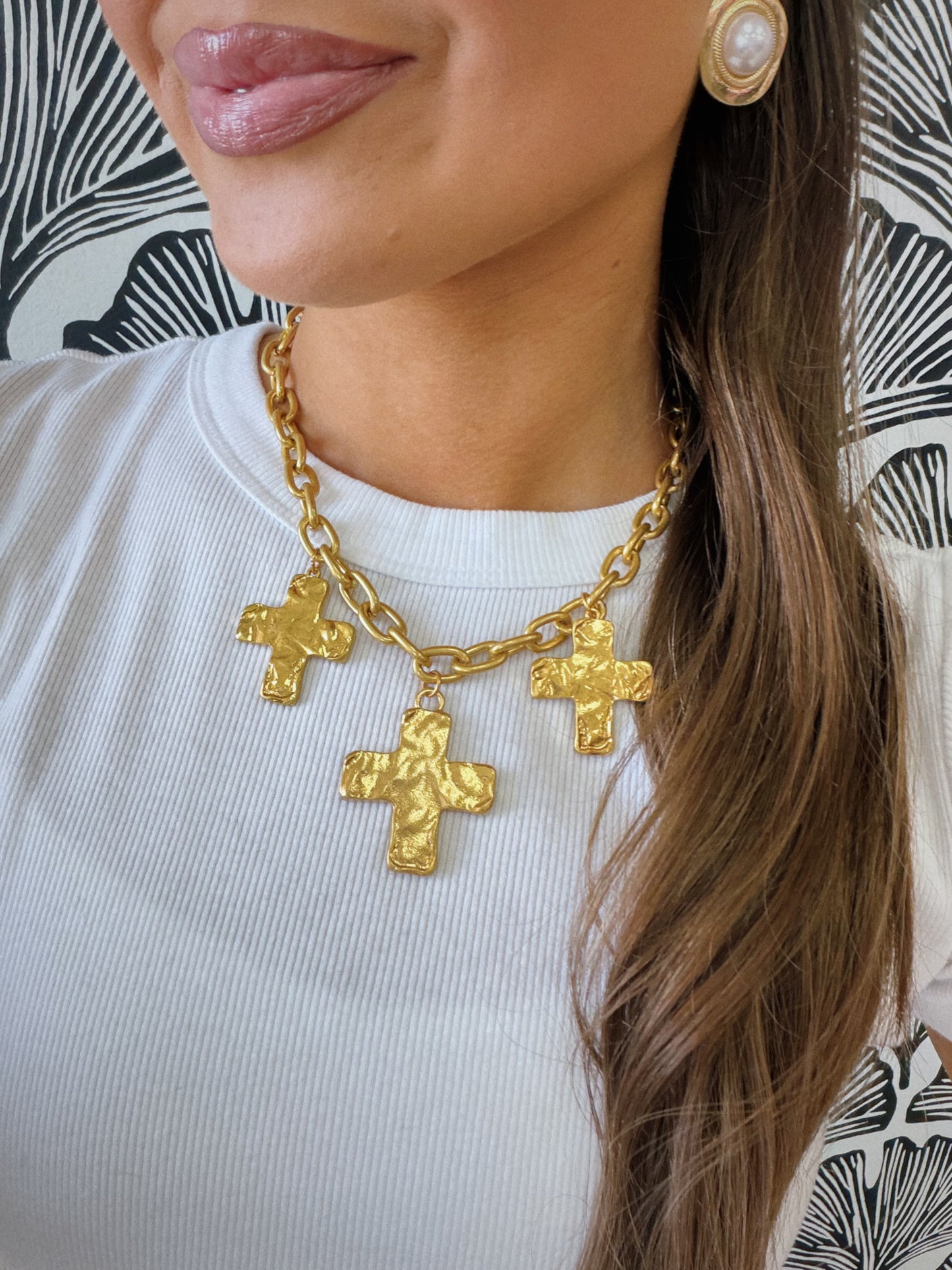 Cross Charm Necklace