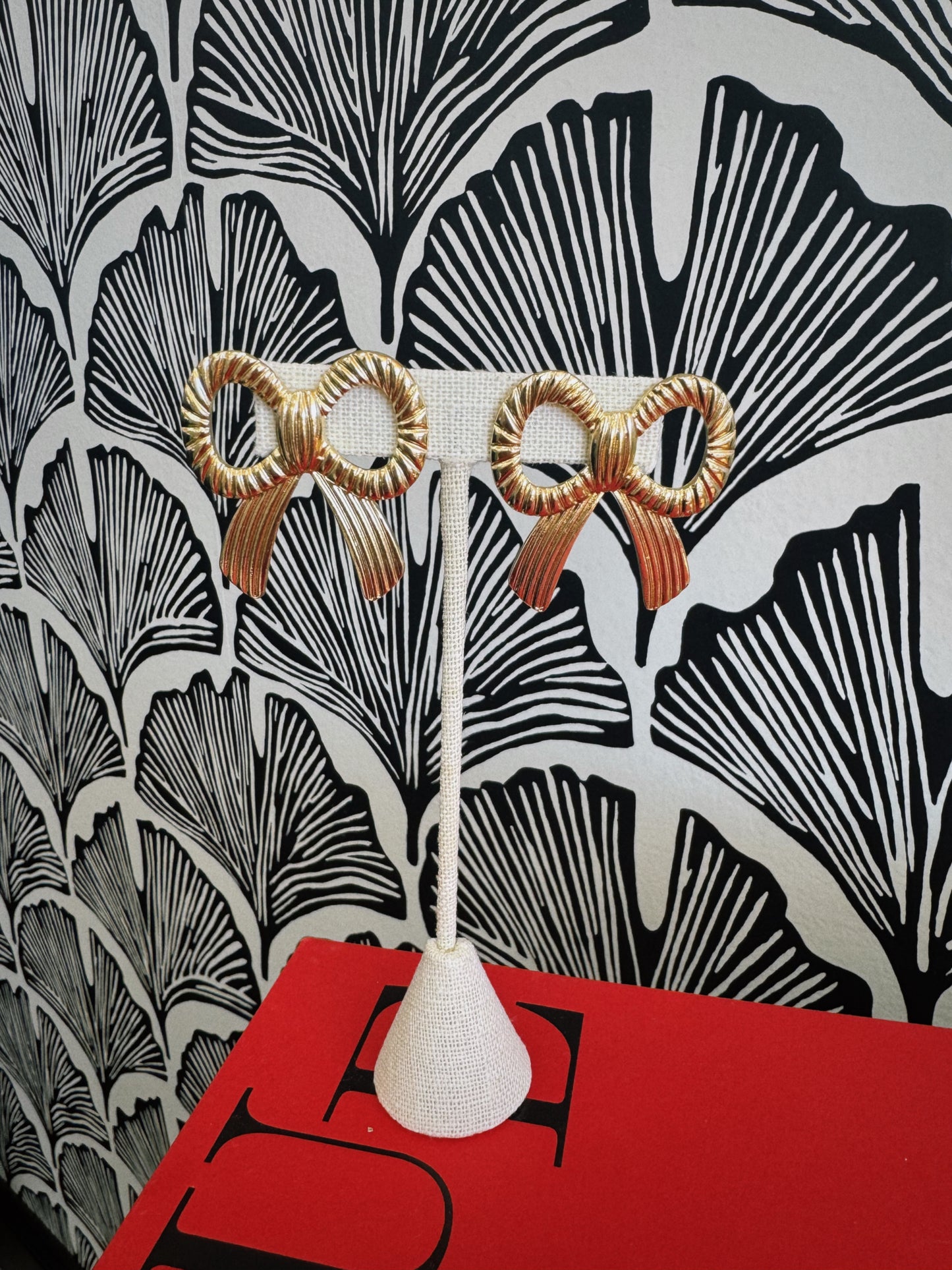 Boldly Bow Earrings