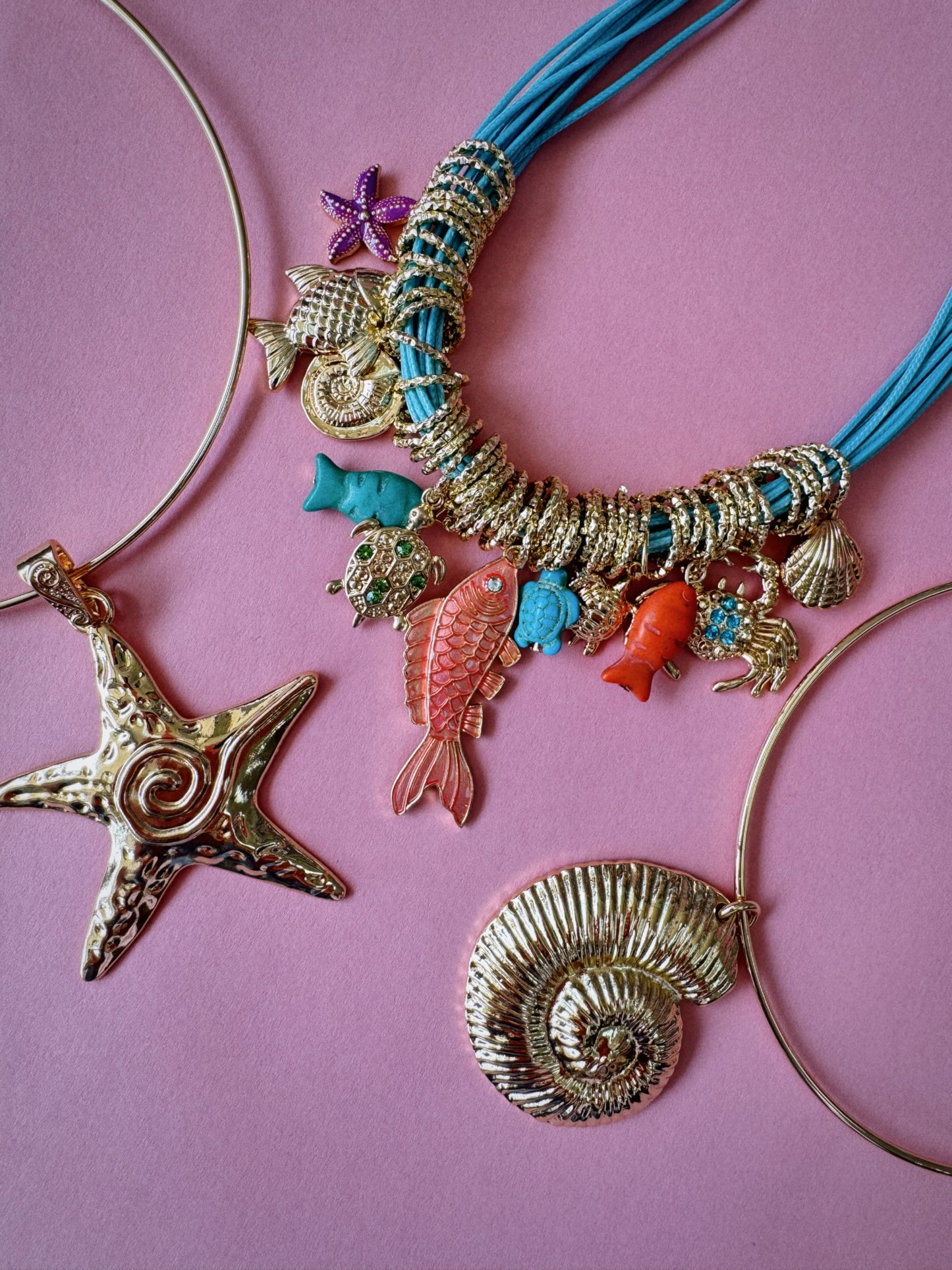 By the Sea Charm Necklace