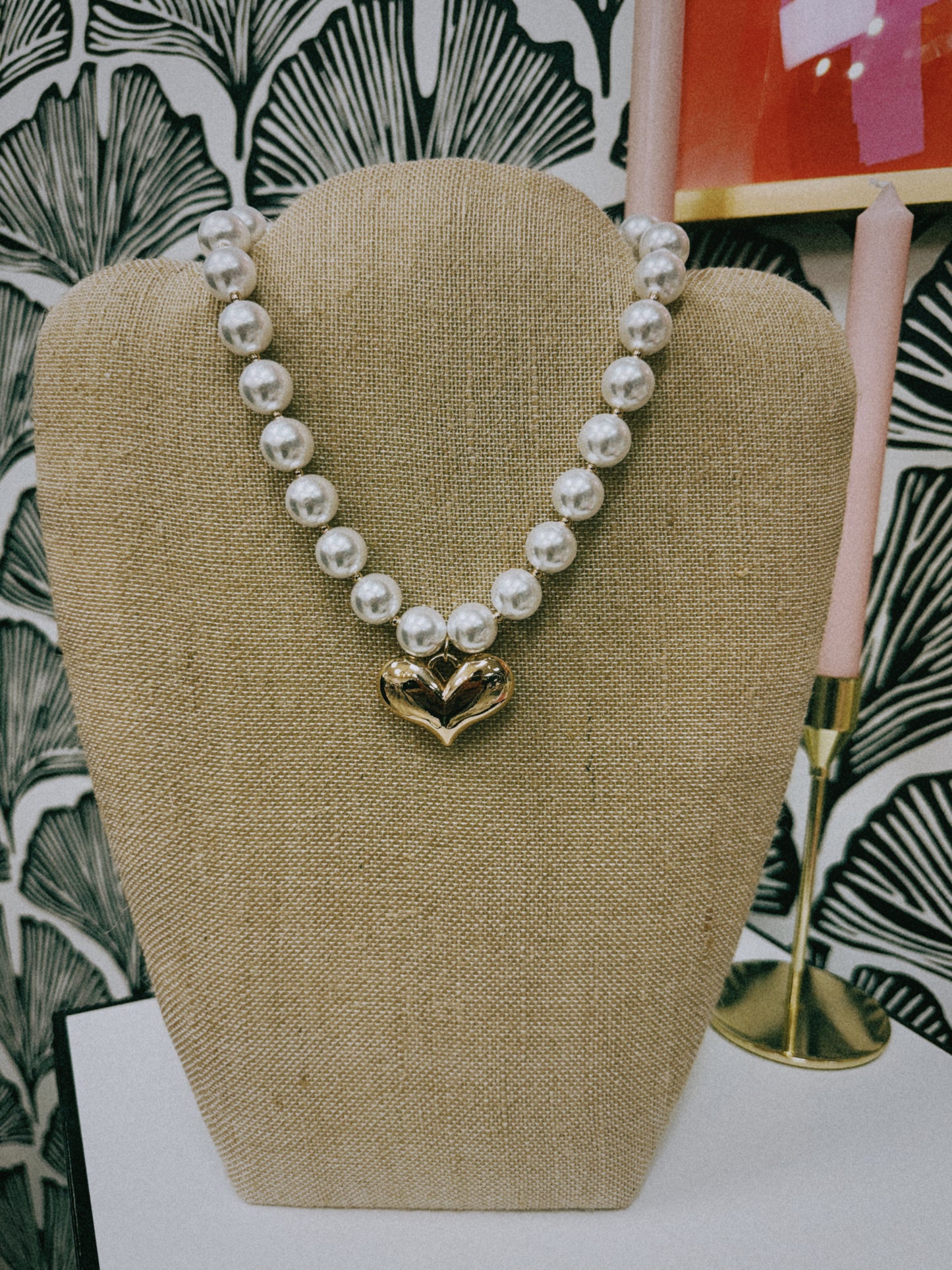 Pearl Heart Necklace